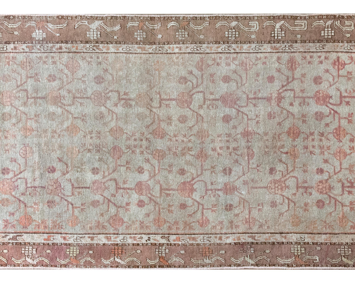 Early 20th Century Central Asian Khotan Rug For Sale