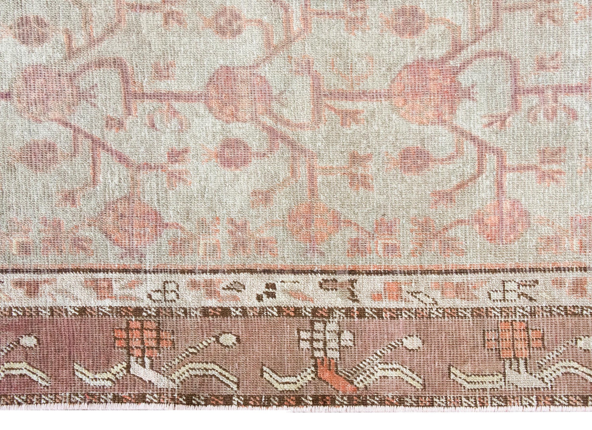 Early 20th Century Central Asian Khotan Rug For Sale