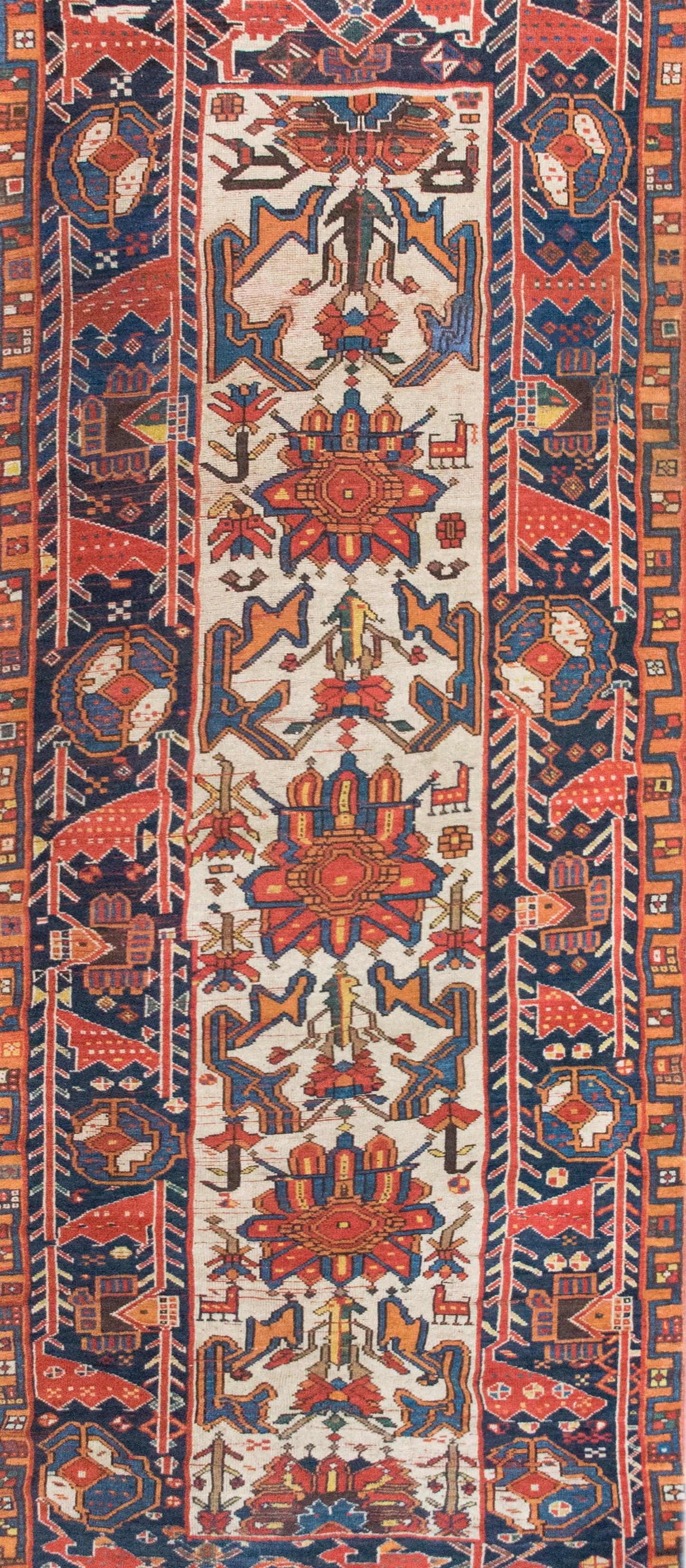 Early 20th Century Bakhtiari Lori Rug
