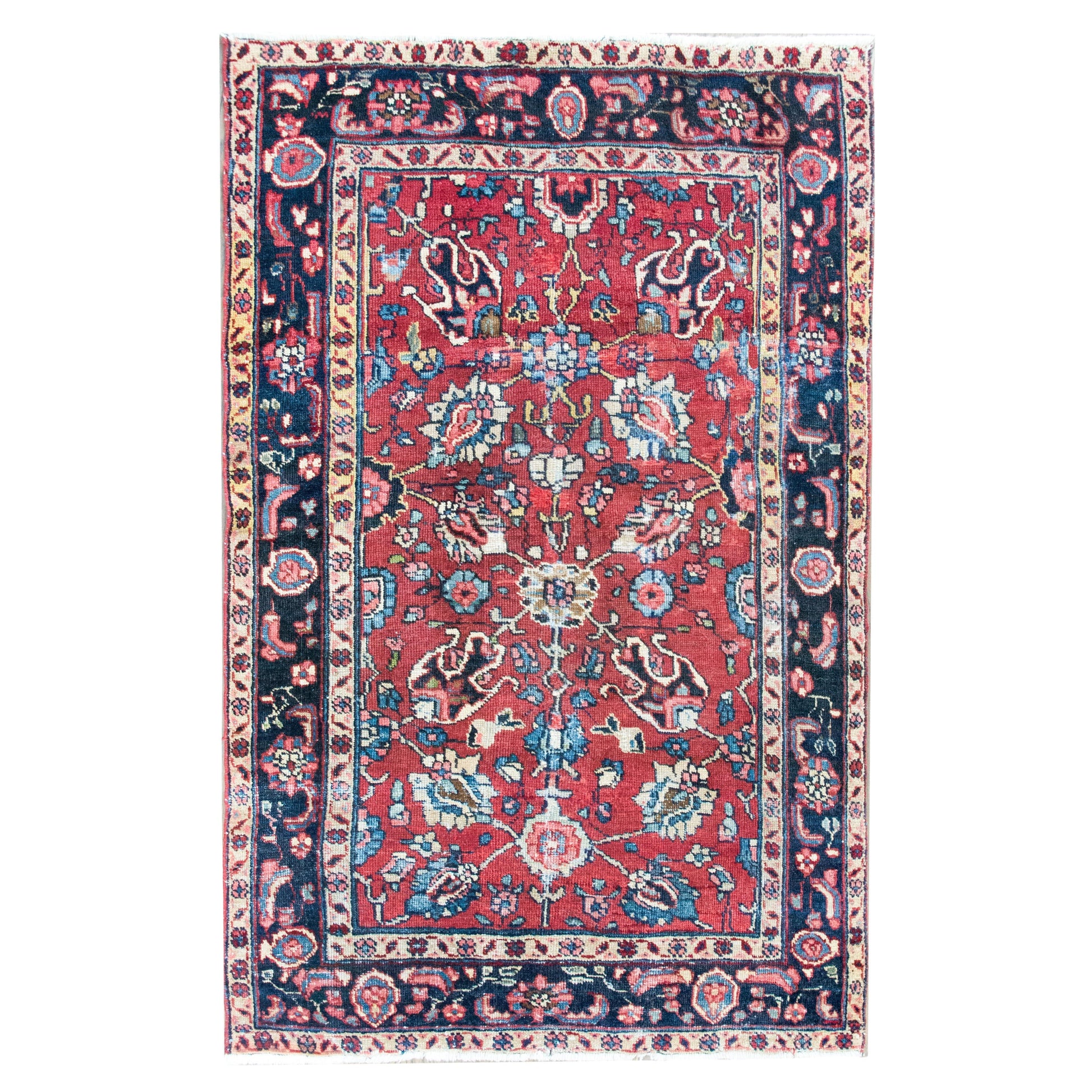 Early 20th Century Persian Heriz Rug For Sale