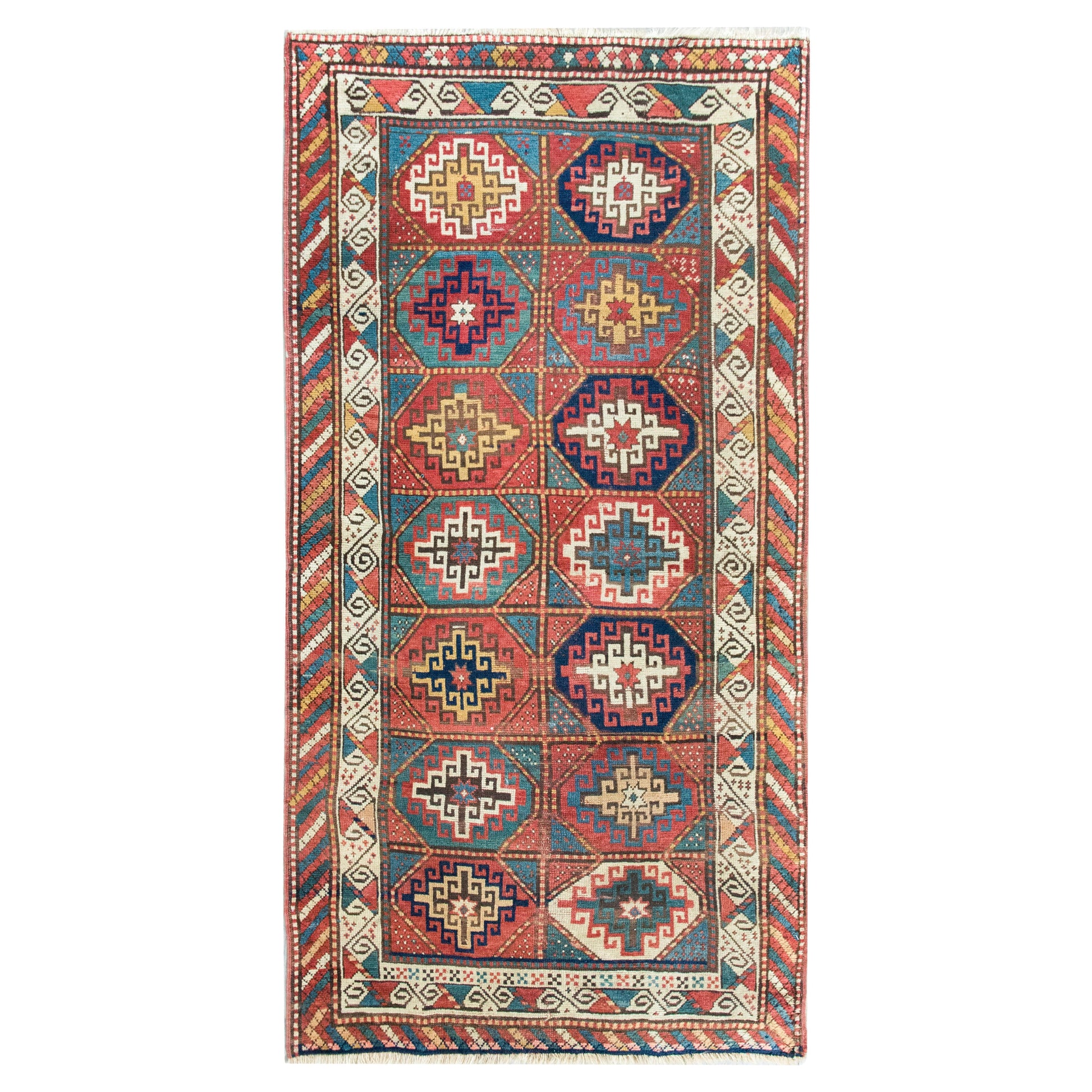 Early 20th Century Persian Moghan Rug For Sale