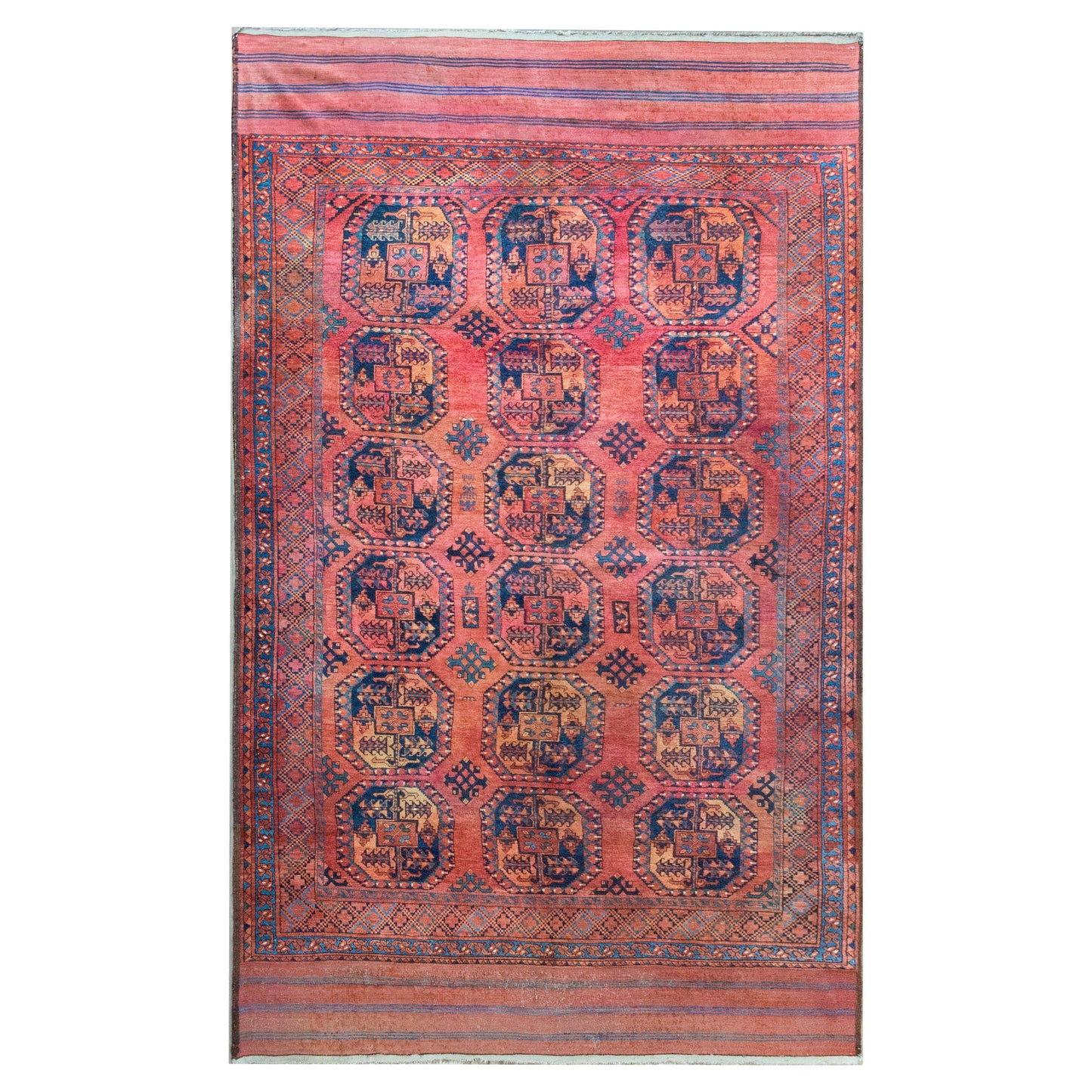 Early 20th Century Afghani Ersari Rug For Sale