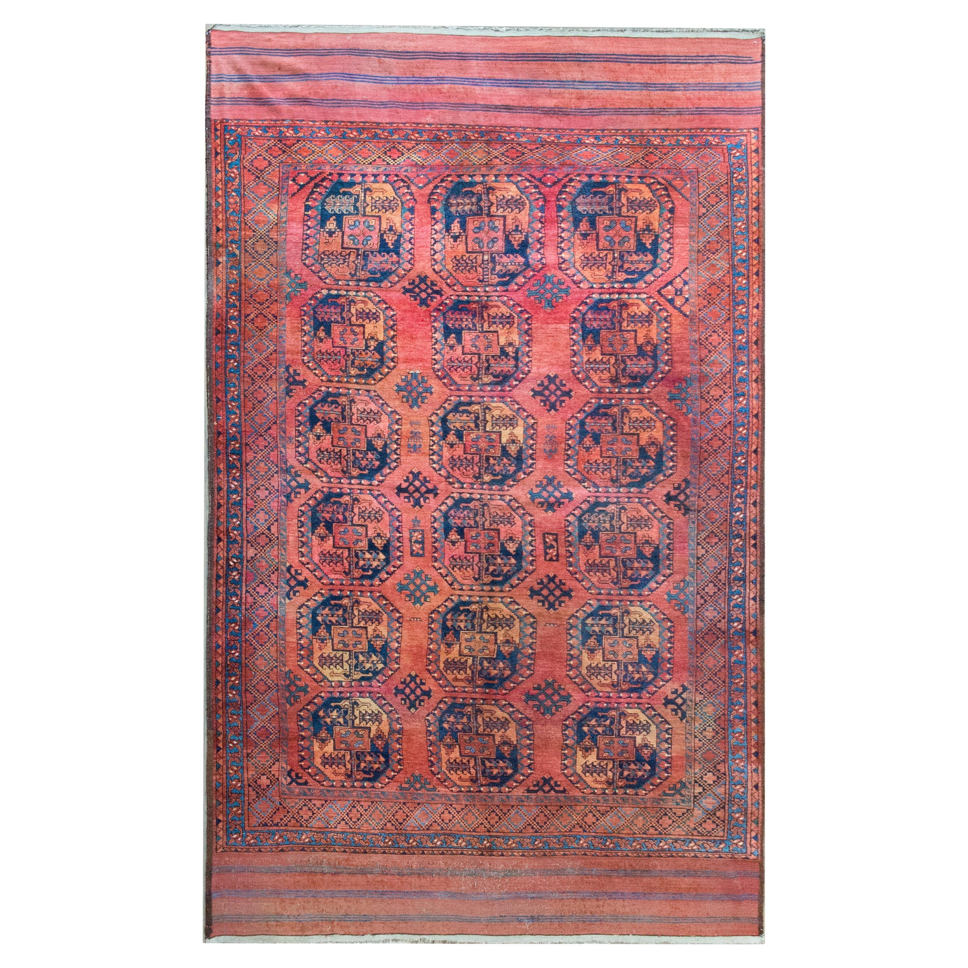 Early 20th Century Afghani Ersari Rug For Sale