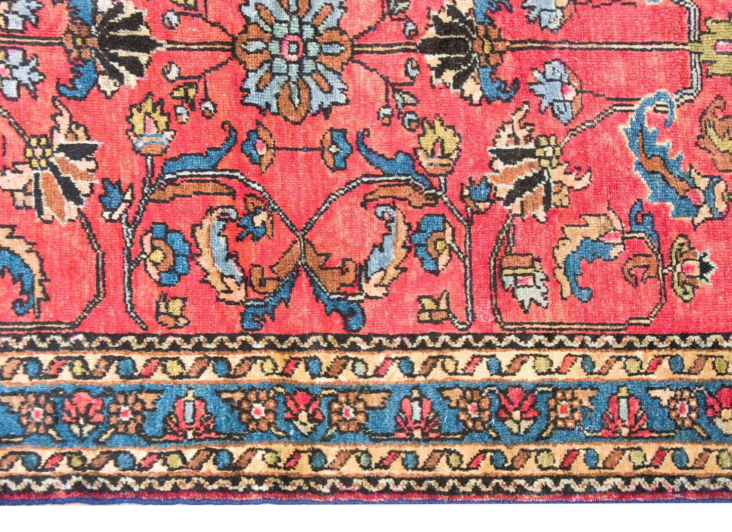 Early 20th Century Persian Lilihan Rug For Sale