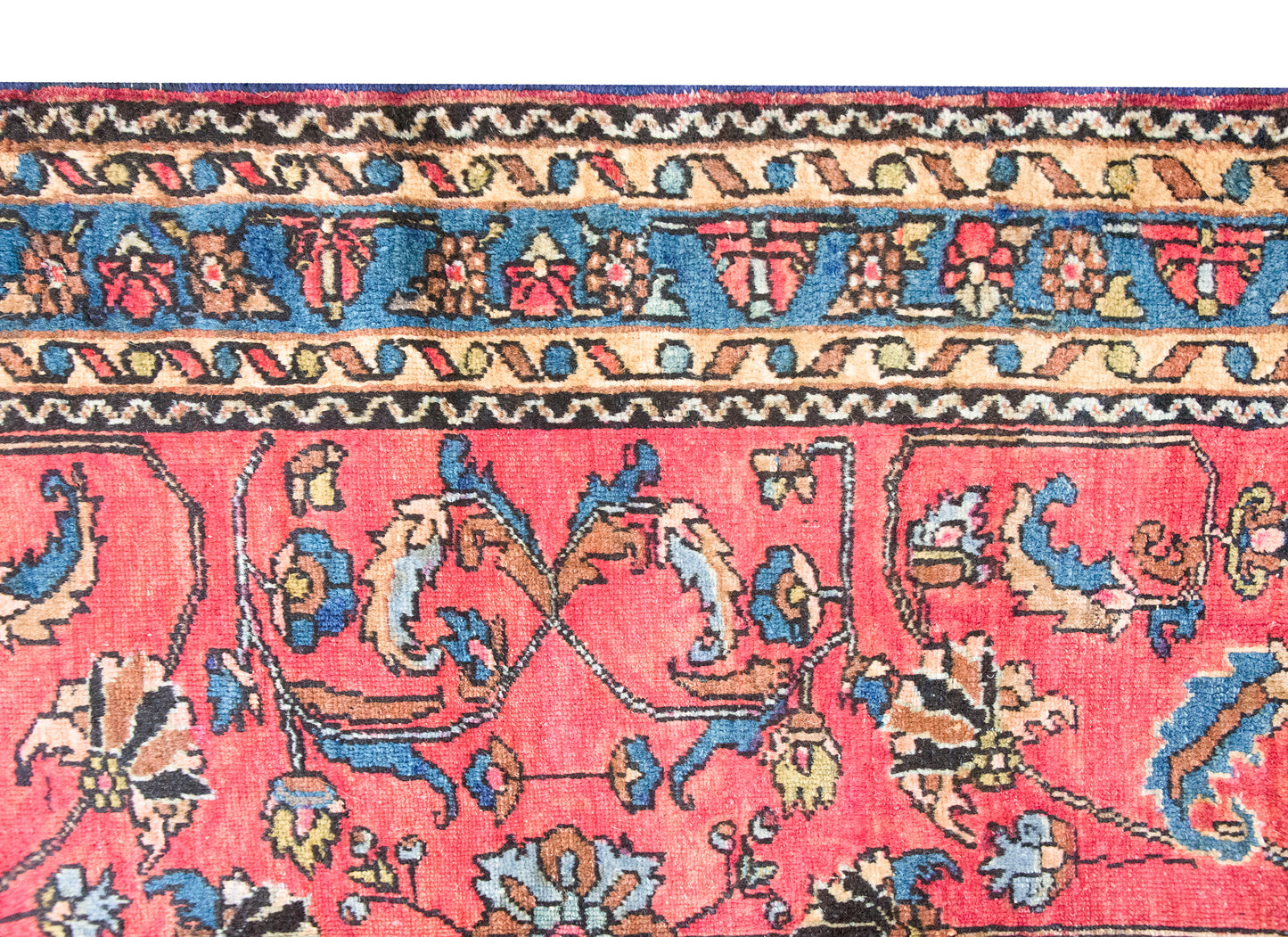 Early 20th Century Persian Lilihan Rug For Sale