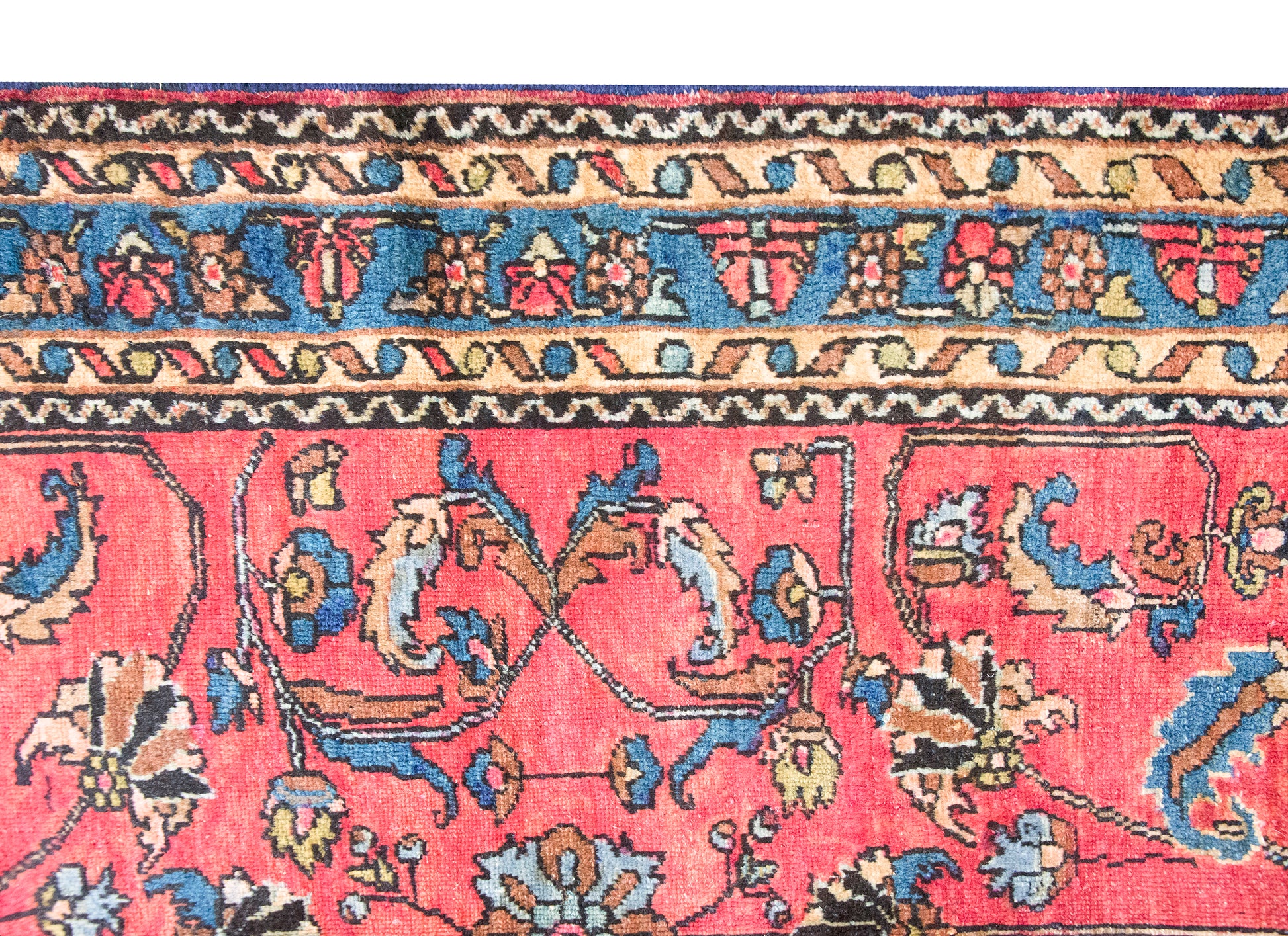Early 20th Century Persian Lilihan Rug For Sale