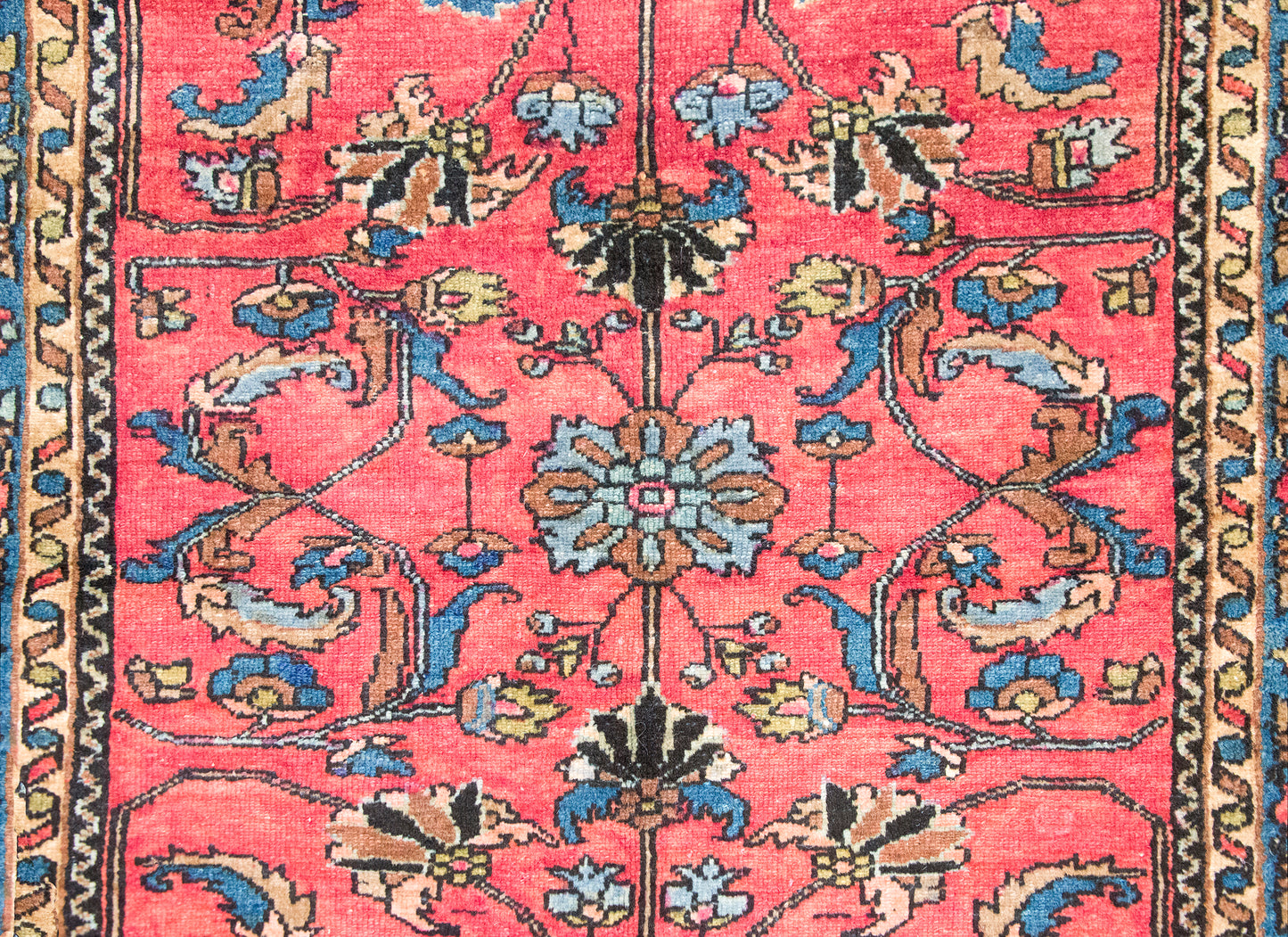Early 20th Century Persian Lilihan Rug For Sale