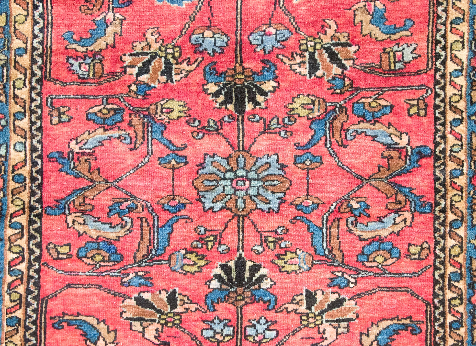 Early 20th Century Persian Lilihan Rug For Sale