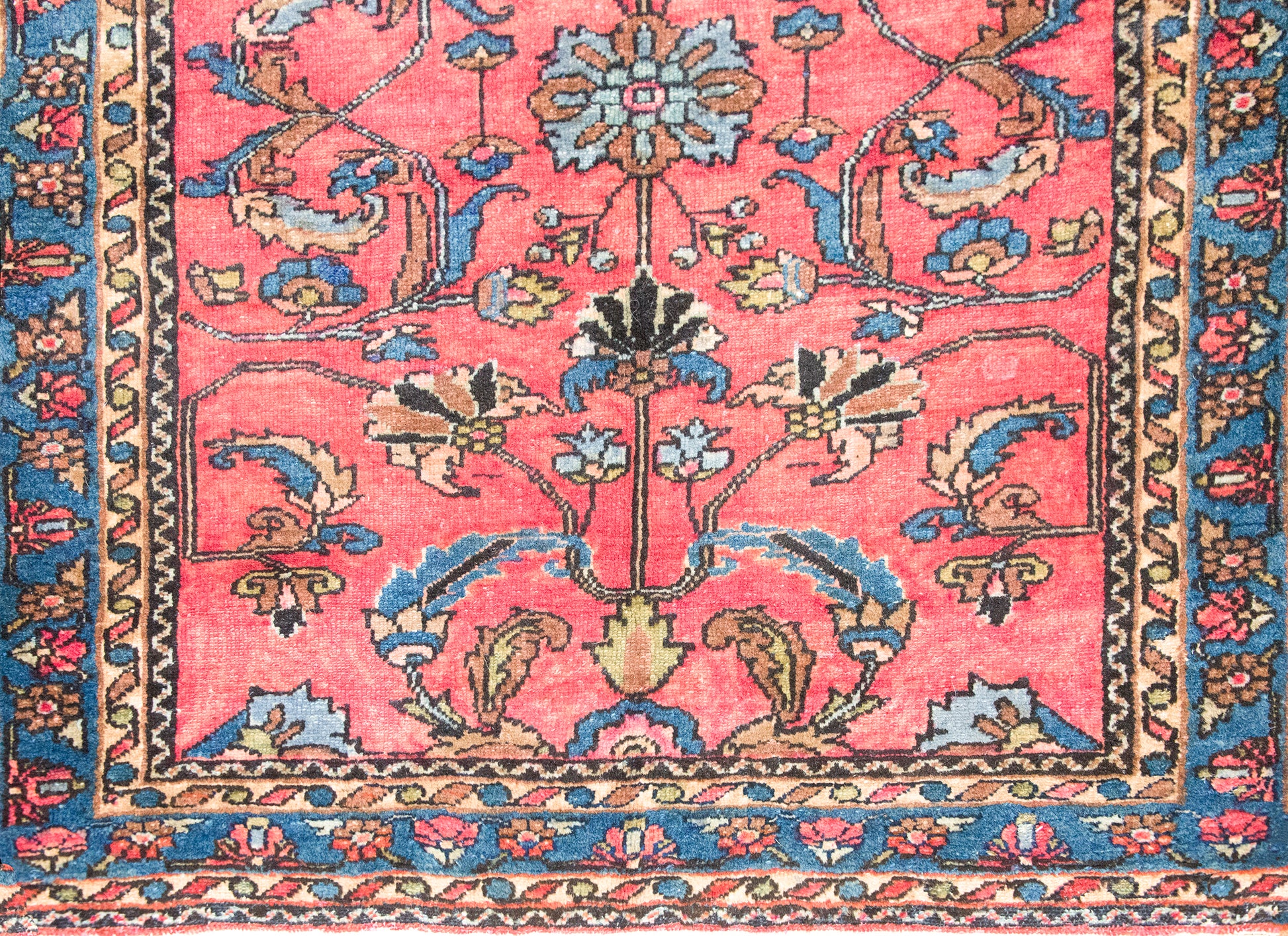 Early 20th Century Persian Lilihan Rug For Sale