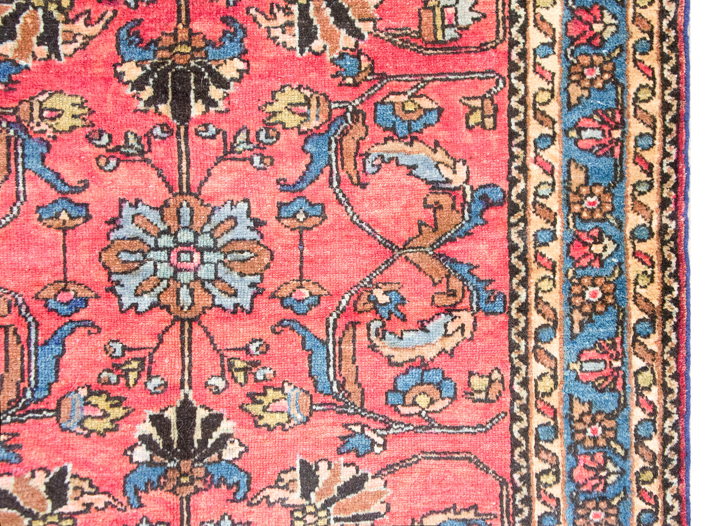 Early 20th Century Persian Lilihan Rug For Sale