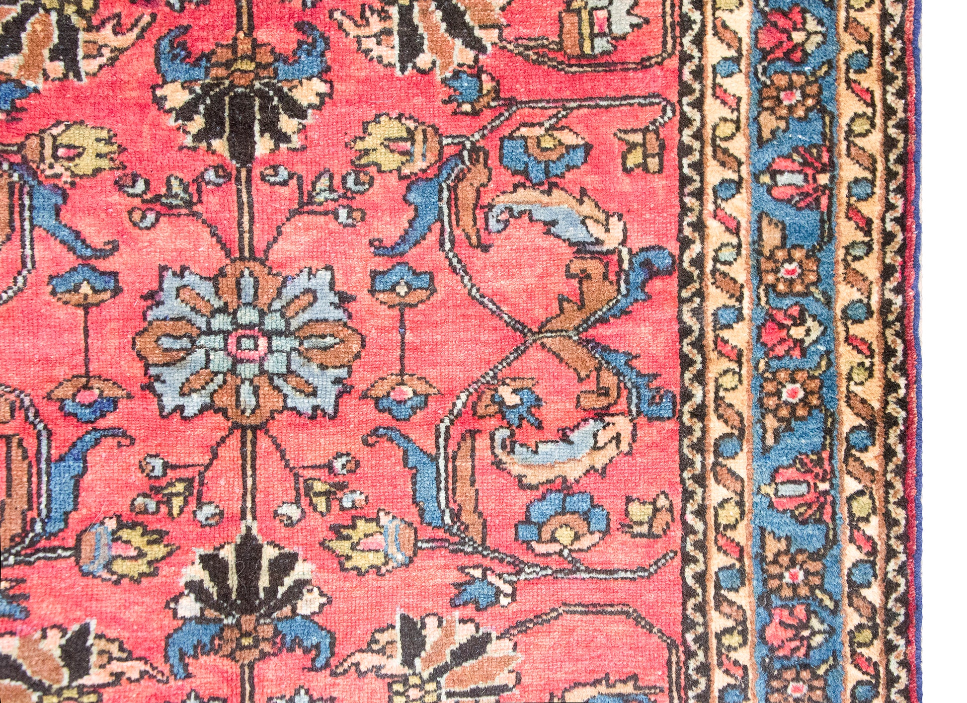 Early 20th Century Persian Lilihan Rug For Sale