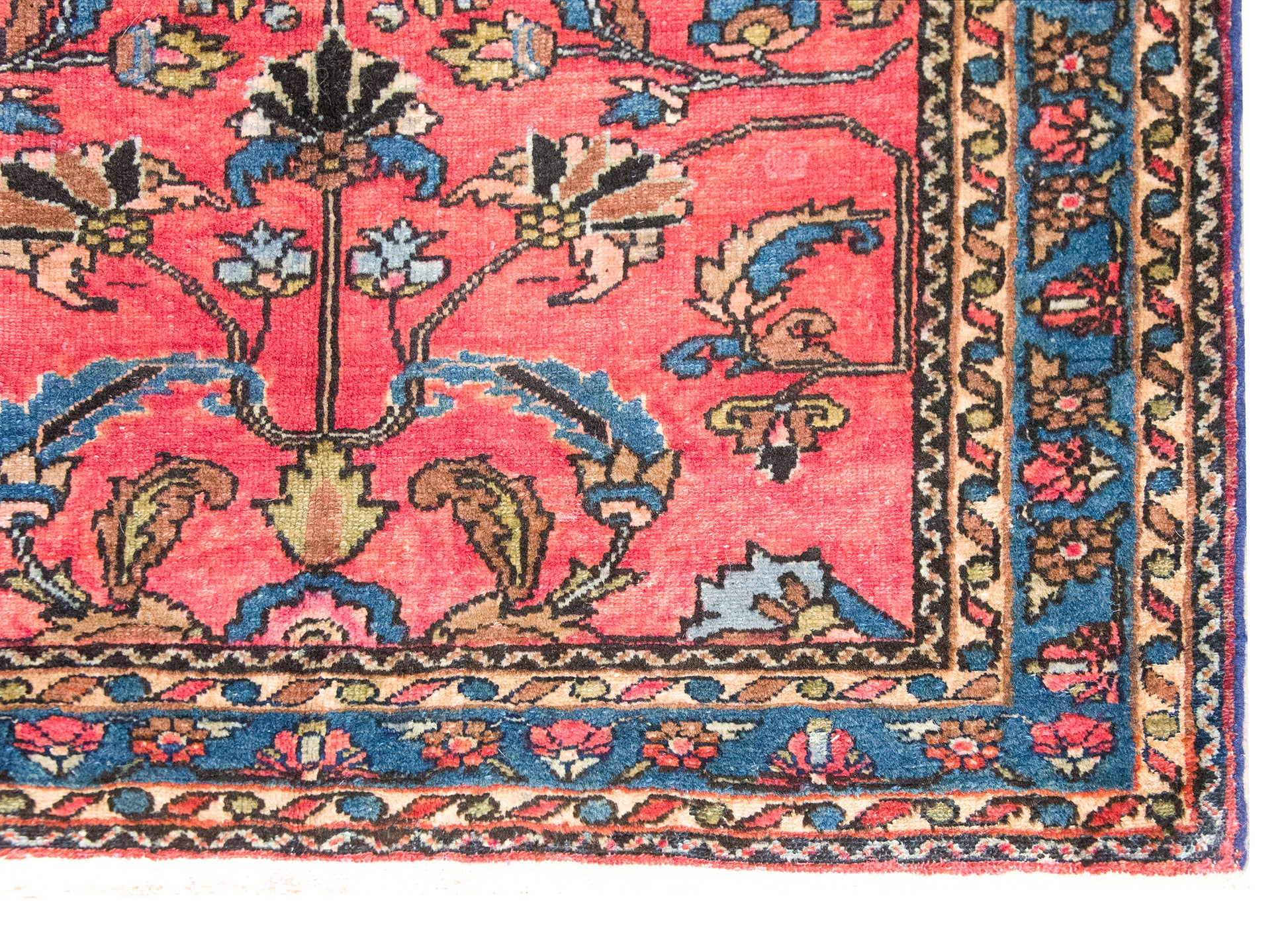 Early 20th Century Persian Lilihan Rug For Sale