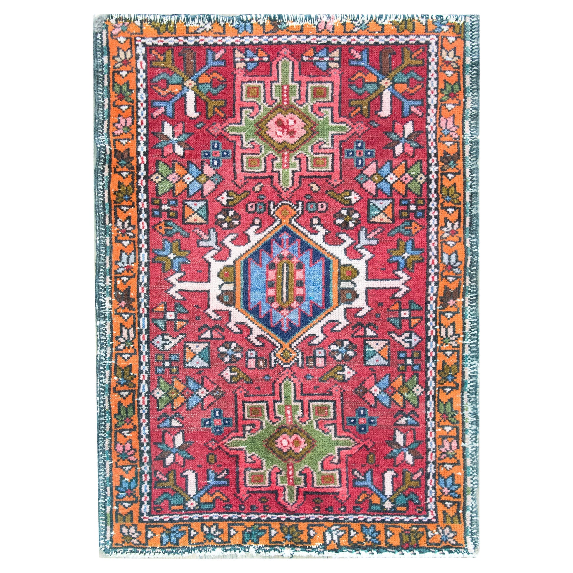 Early 20th Century Persian Heriz Rug For Sale