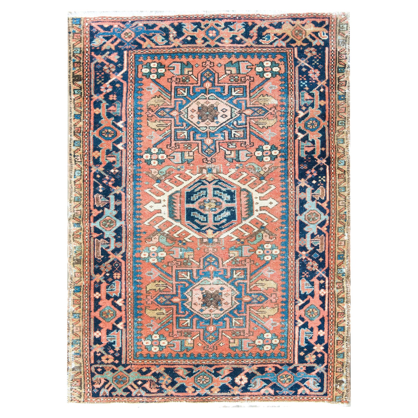 Early 20th Century Persian Heriz Rug For Sale