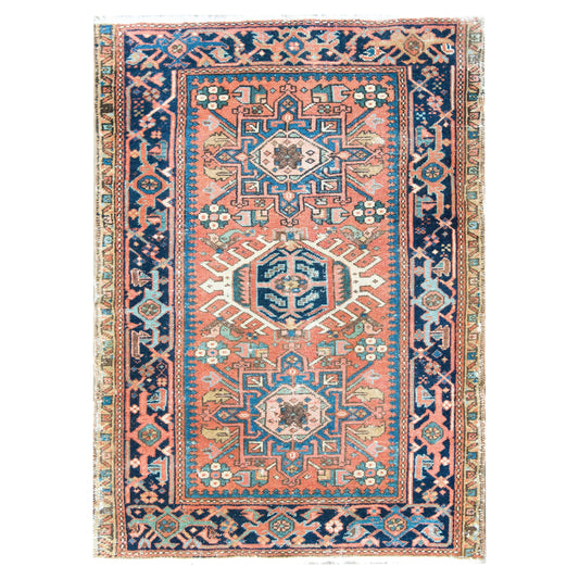Early 20th Century Persian Heriz Rug For Sale