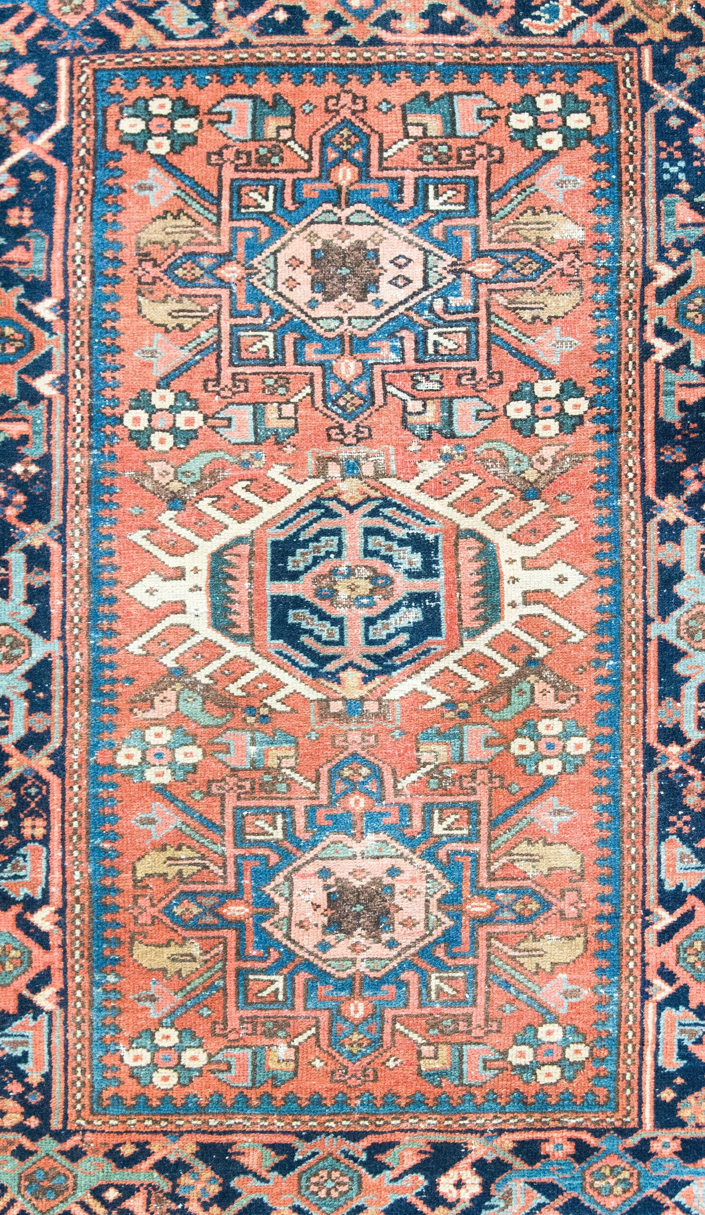 Early 20th Century Persian Heriz Rug