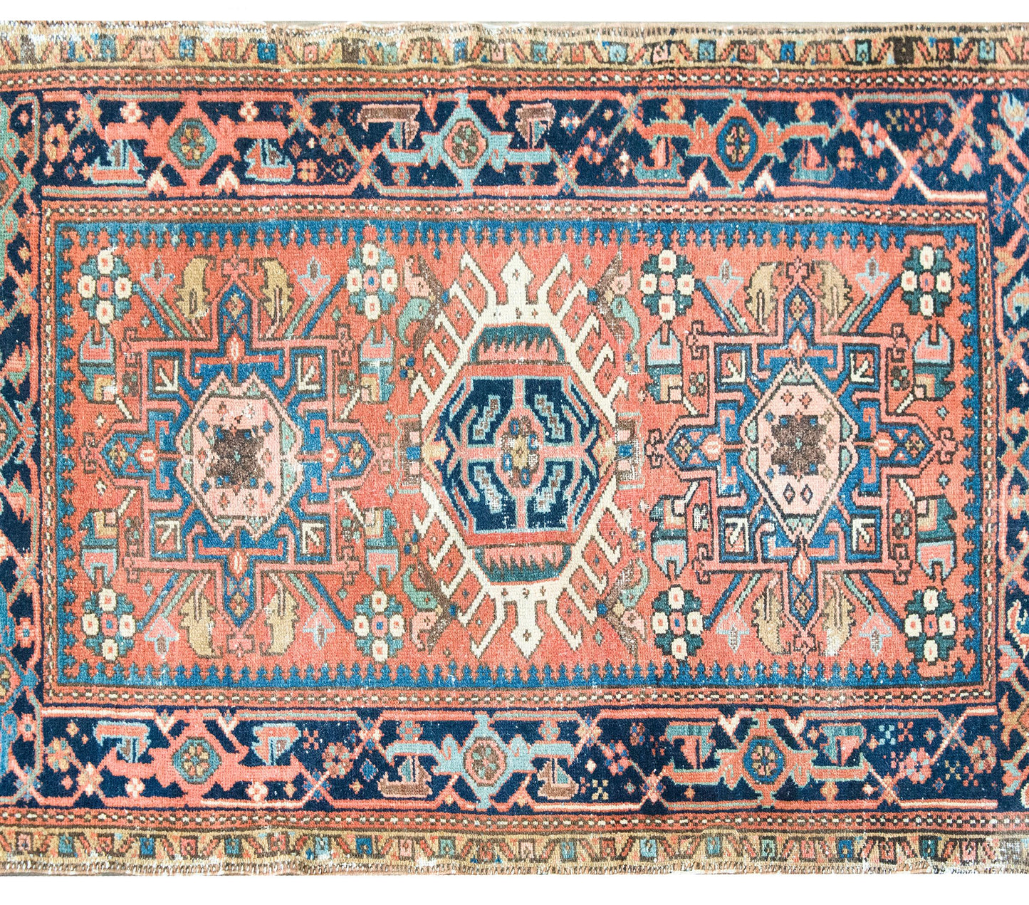 Early 20th Century Persian Heriz Rug