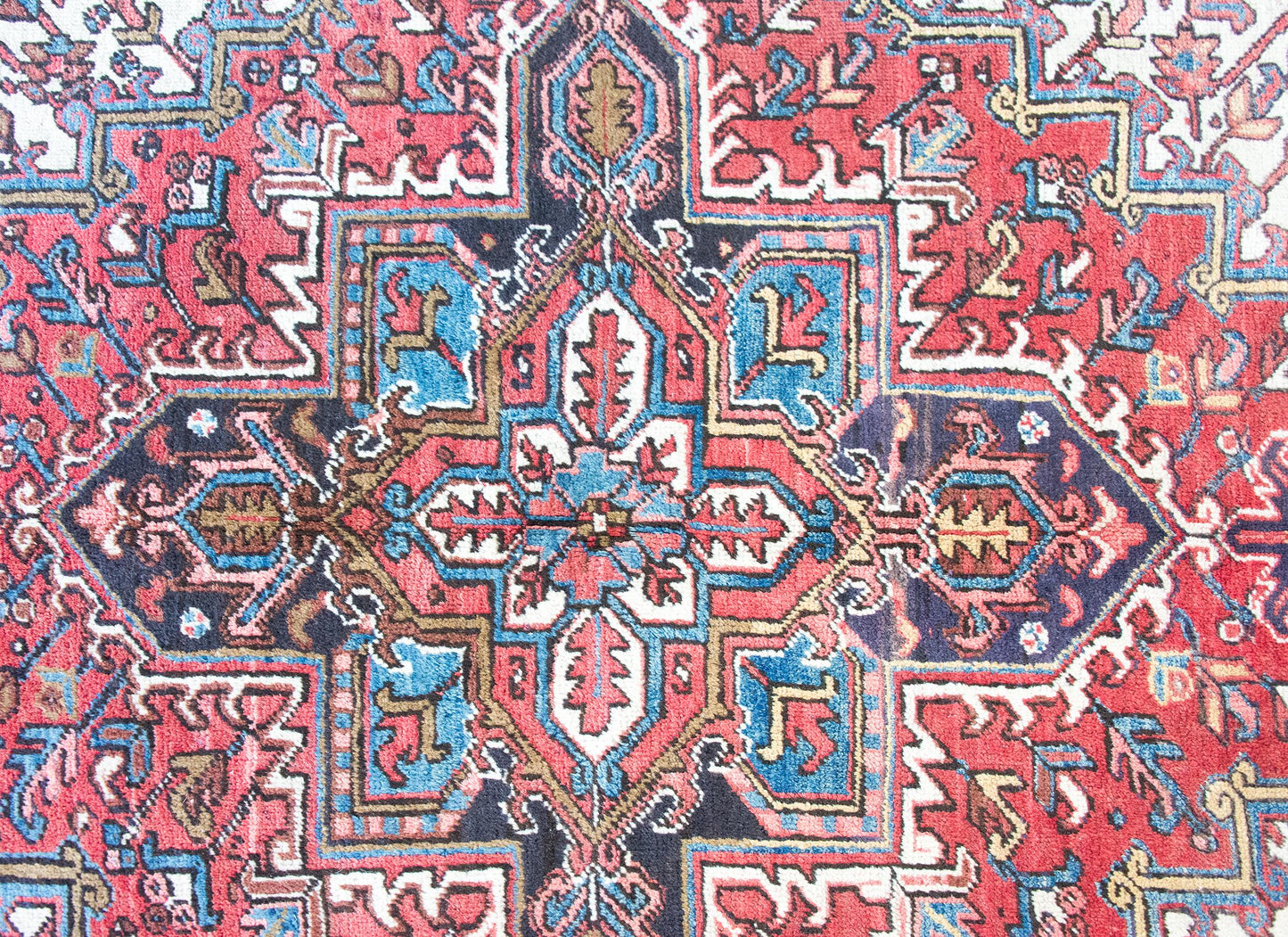 Early 20th Century Persian Heriz Rug