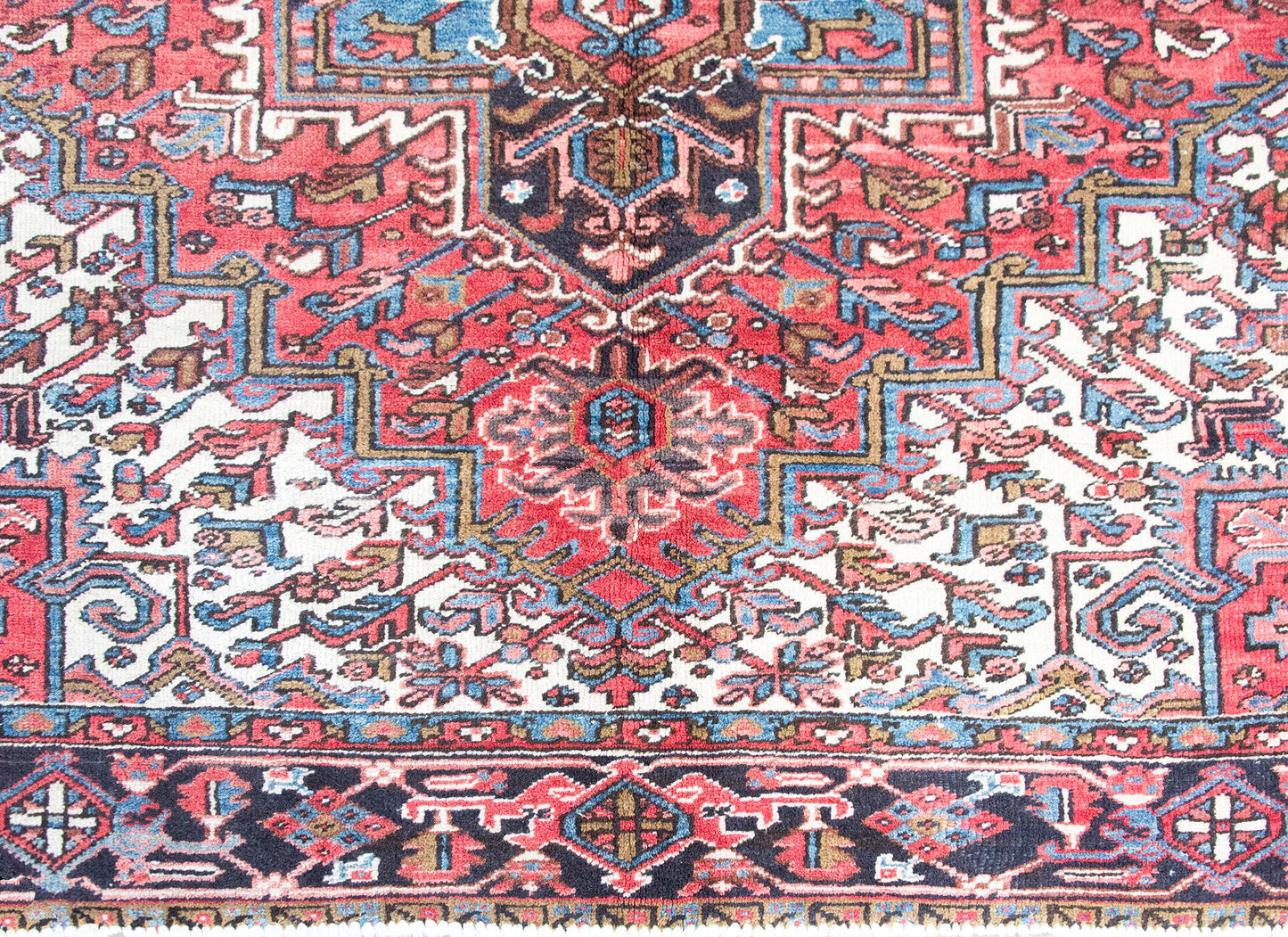 Early 20th Century Persian Heriz Rug