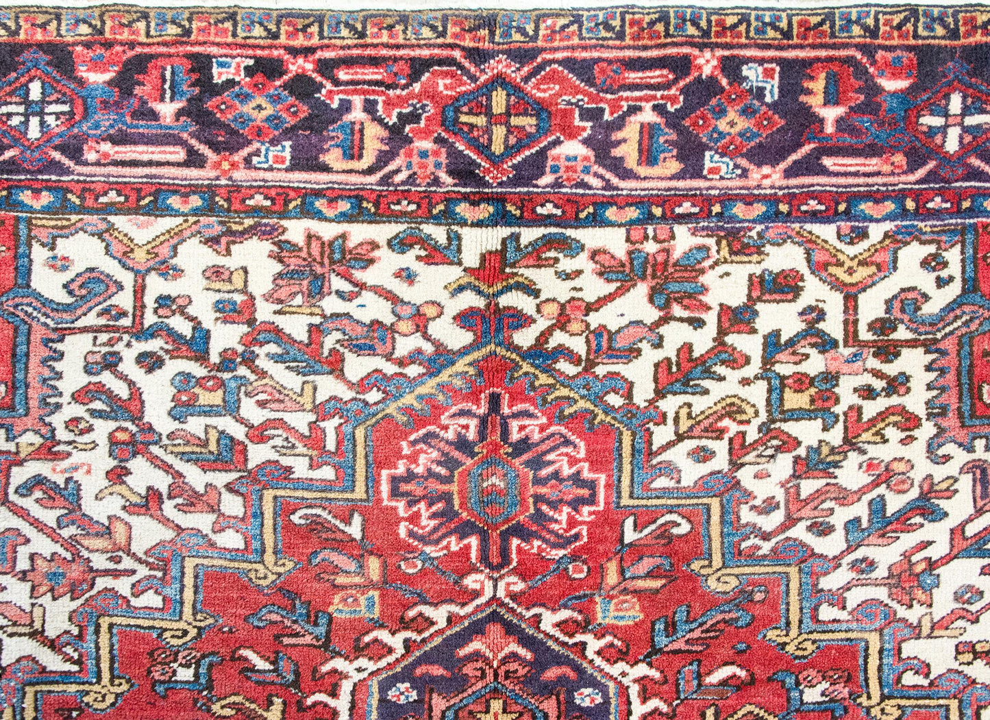 Early 20th Century Persian Heriz Rug
