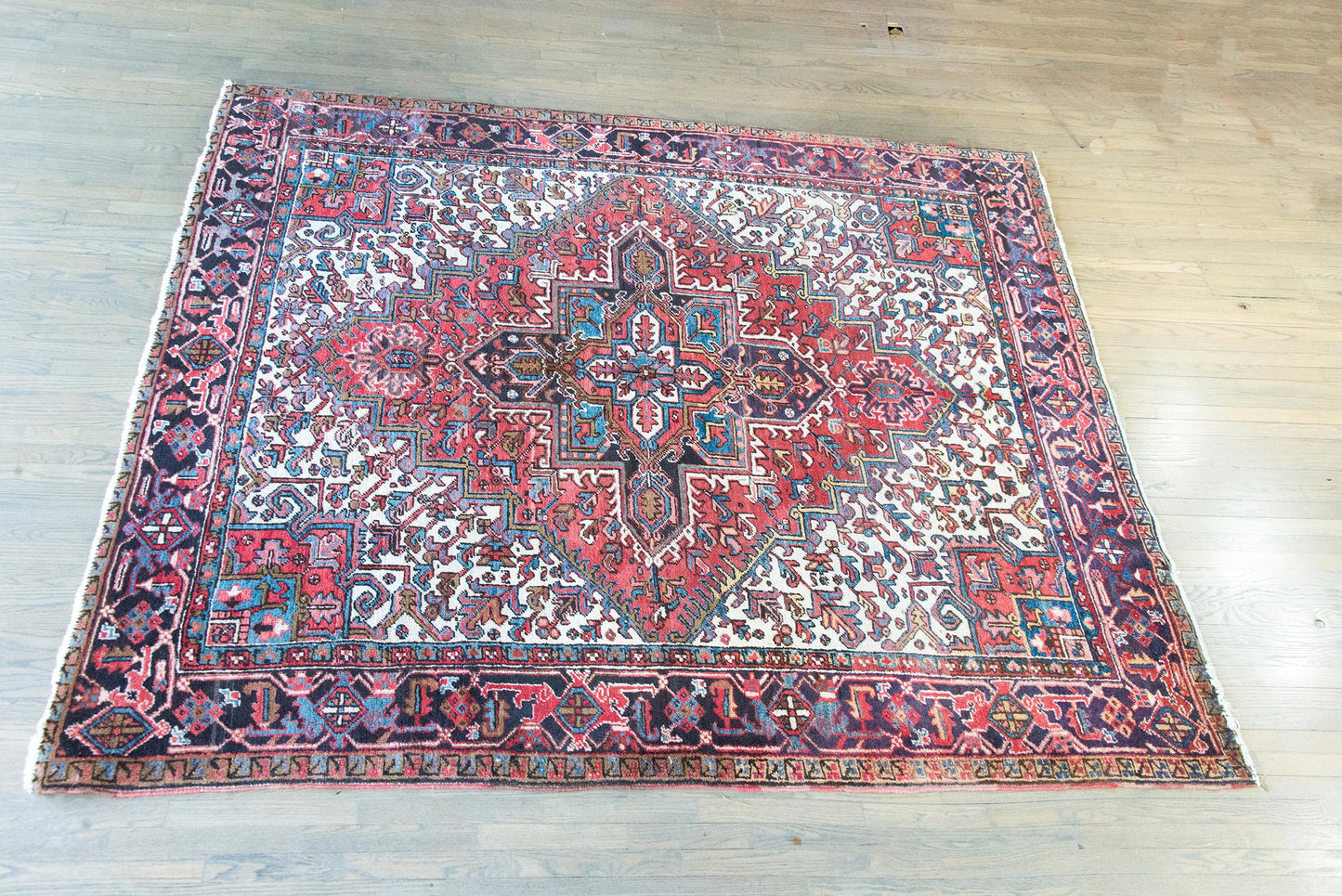 Early 20th Century Persian Heriz Rug