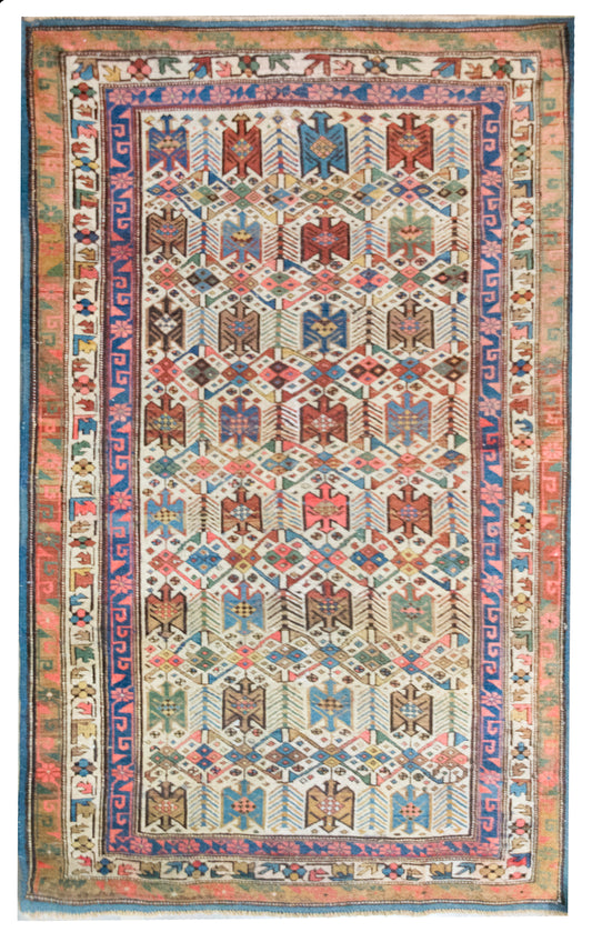 Late 19th Century Kazak Rug For Sale