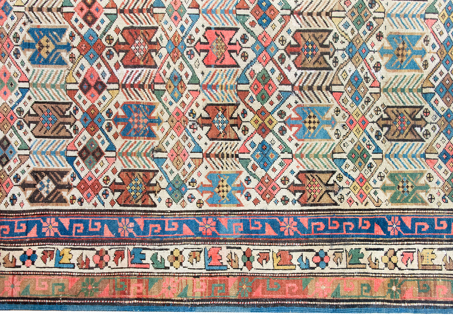 Late 19th Century Kazak Rug For Sale