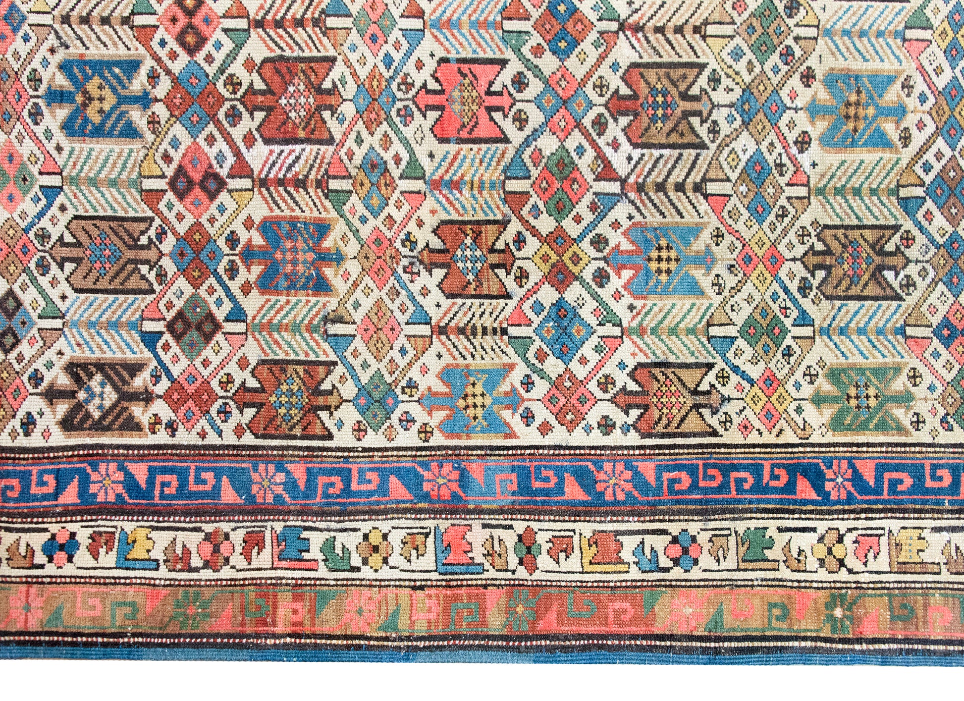 Late 19th Century Kazak Rug For Sale