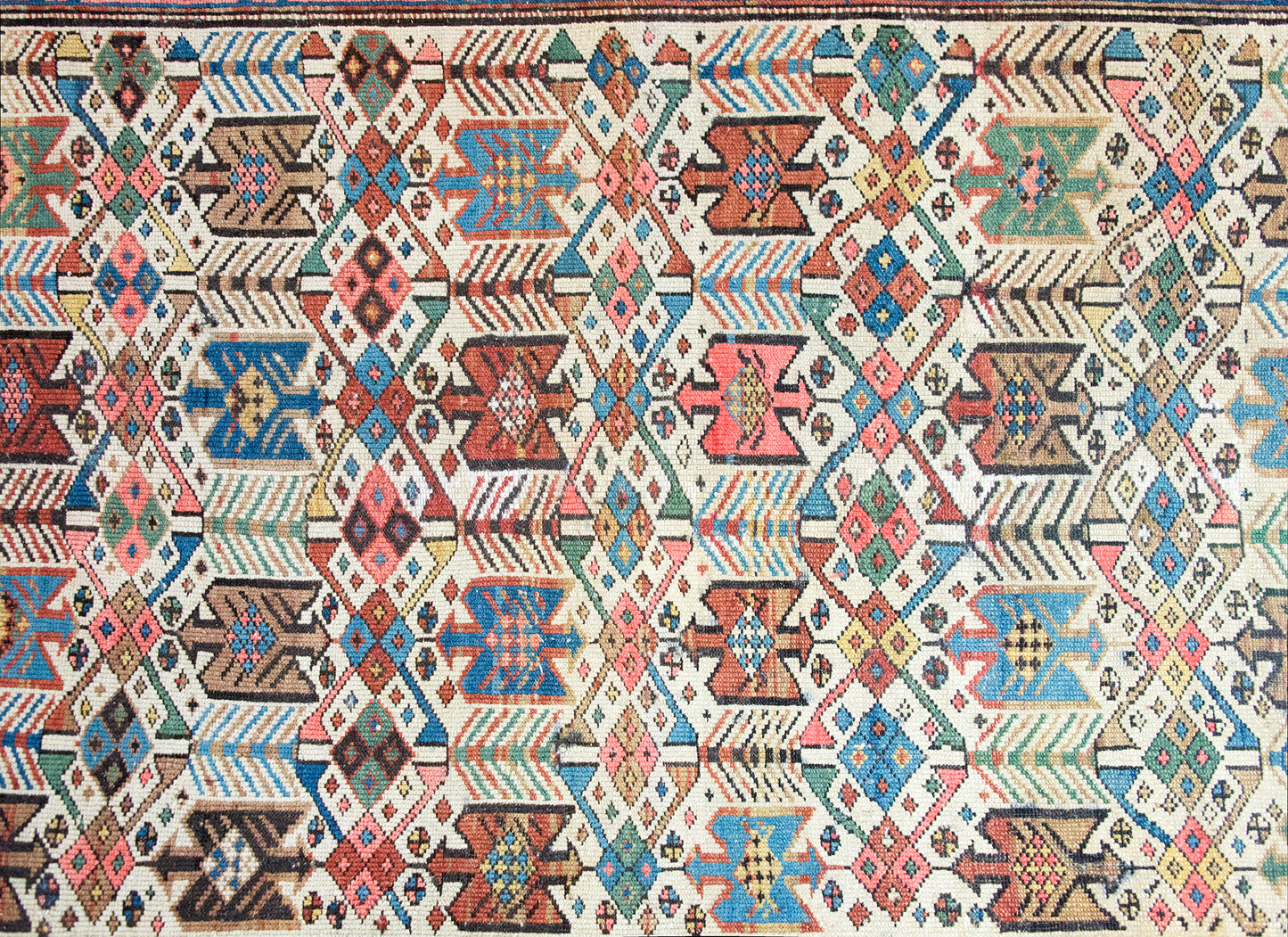 Late 19th Century Kazak Rug For Sale