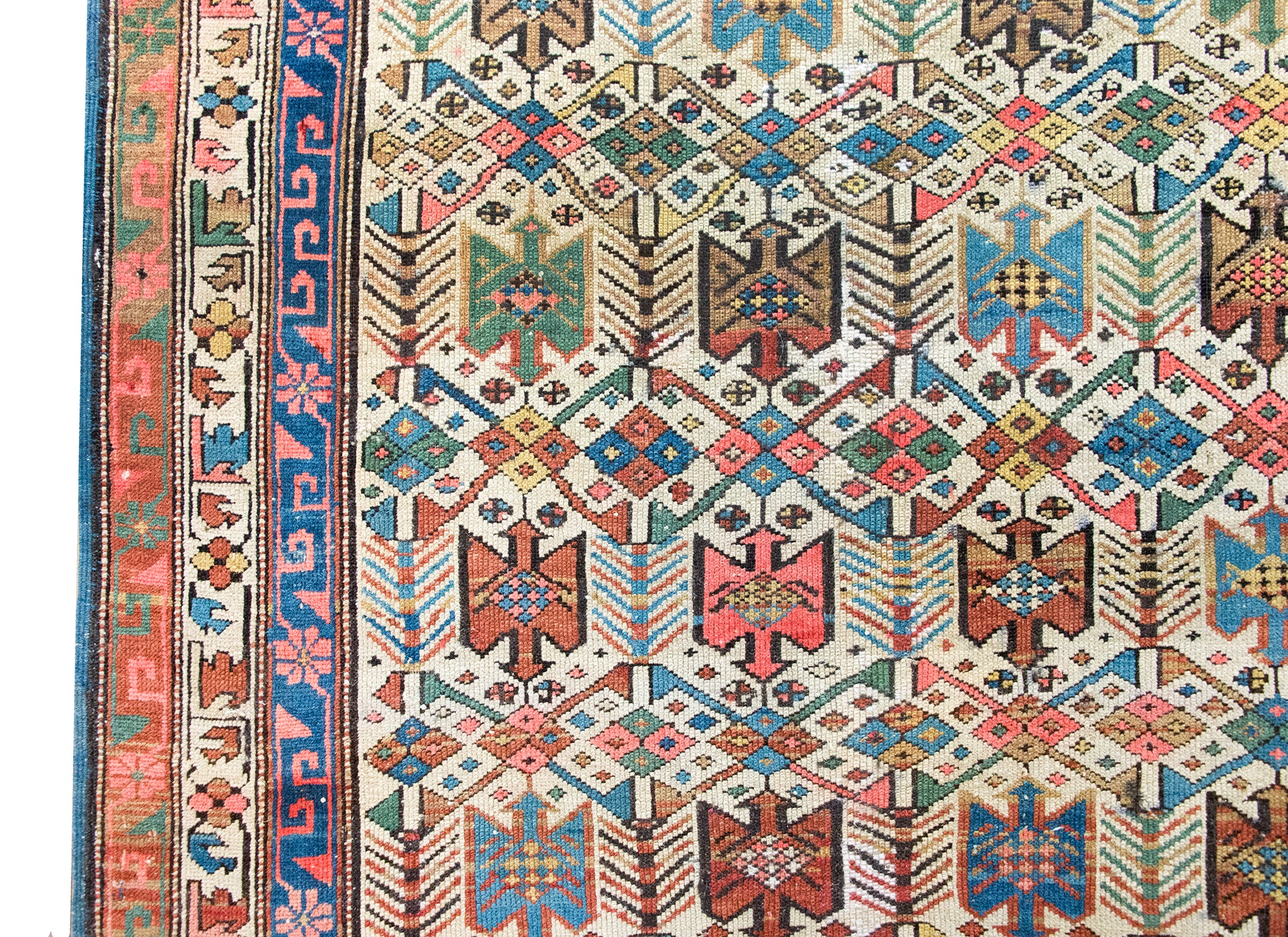 Late 19th Century Kazak Rug For Sale