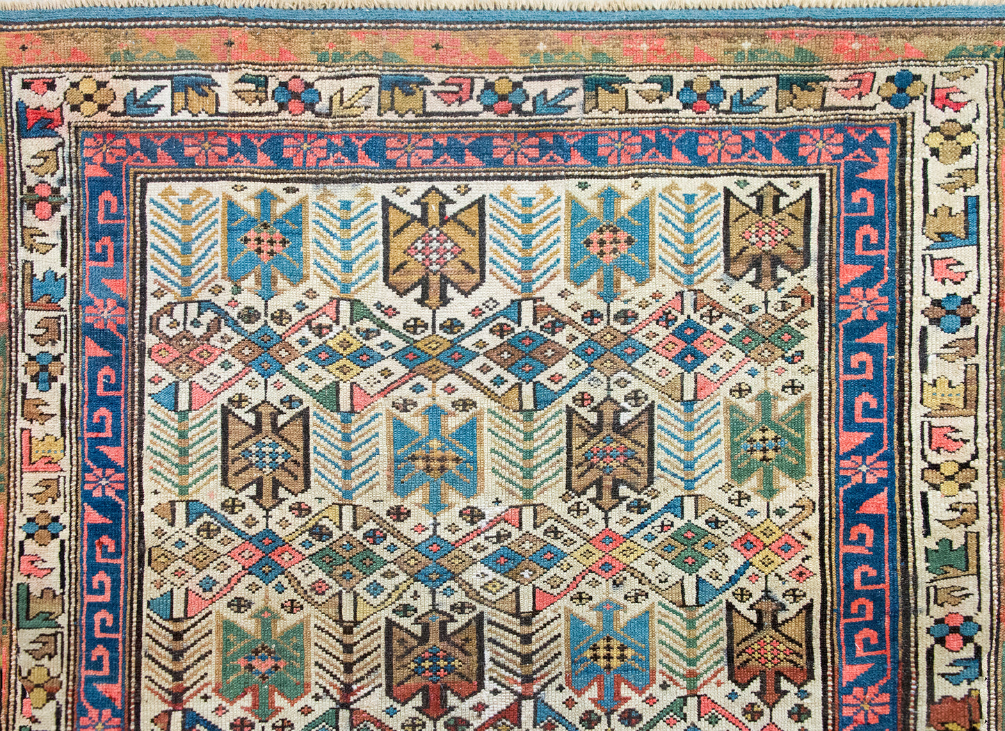 Late 19th Century Kazak Rug For Sale