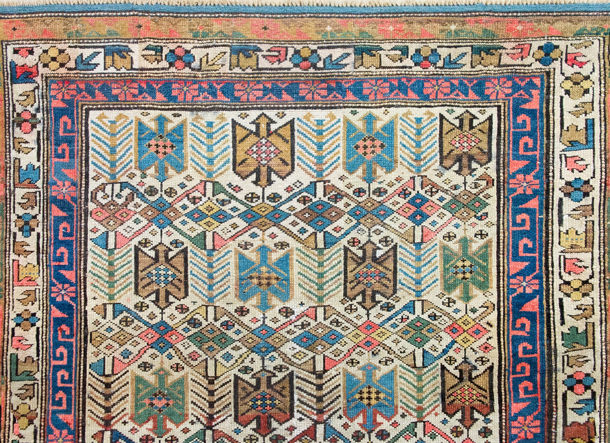 Late 19th Century Kazak Rug For Sale