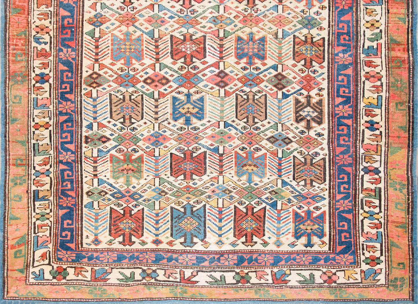 Late 19th Century Kazak Rug For Sale
