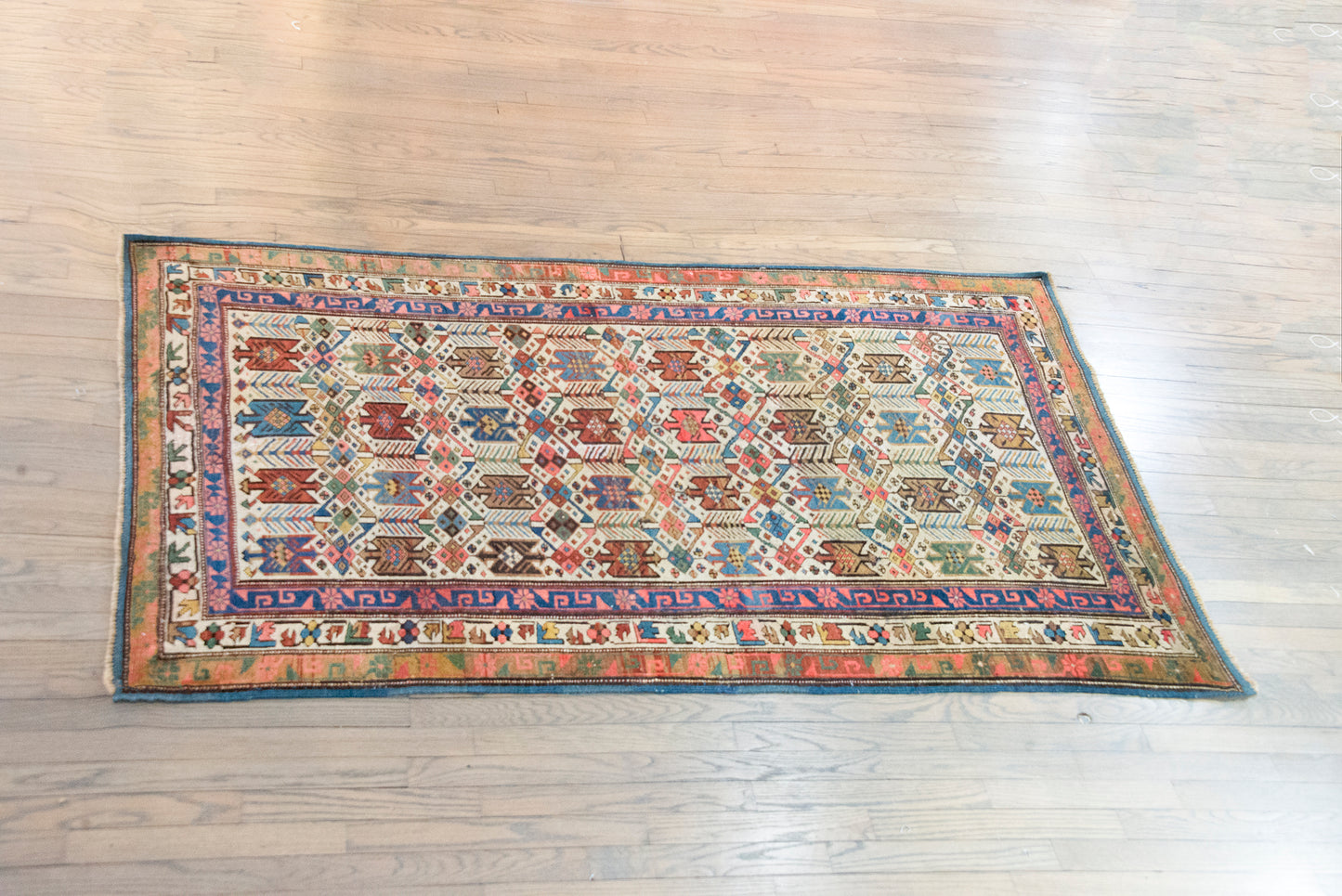 Late 19th Century Kazak Rug For Sale