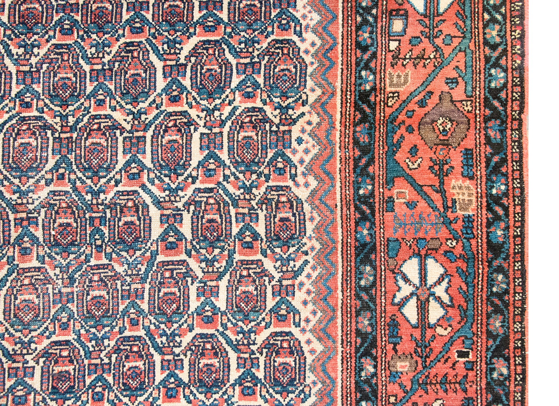 Early 20th Century Persian Nahavand Rug For Sale