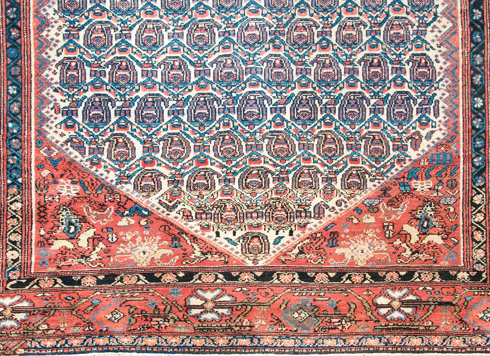 Early 20th Century Persian Nahavand Rug For Sale