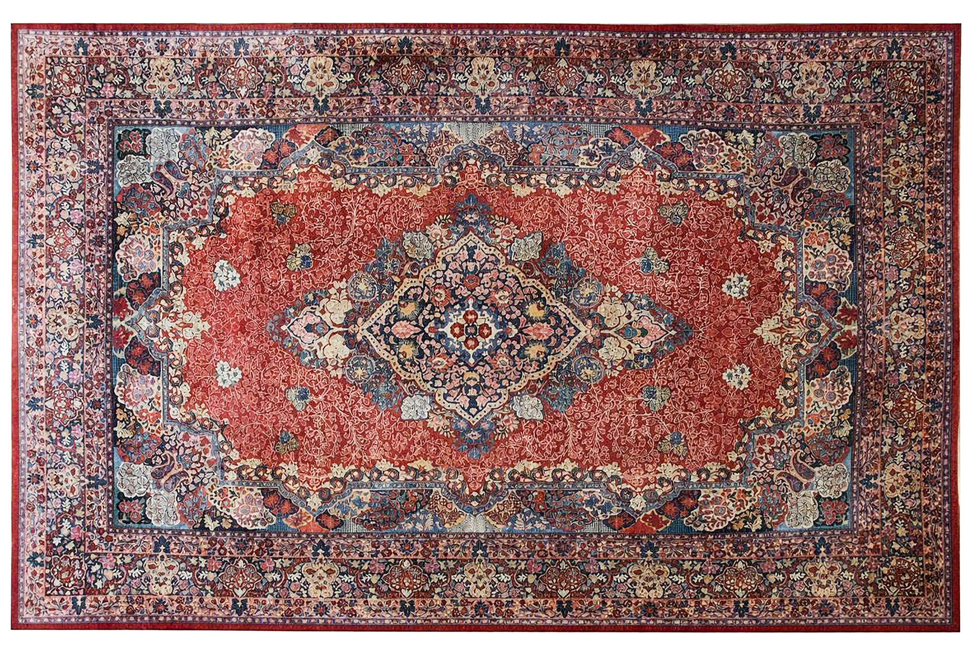 Early 20th Century Persian Kazvin Rug For Sale