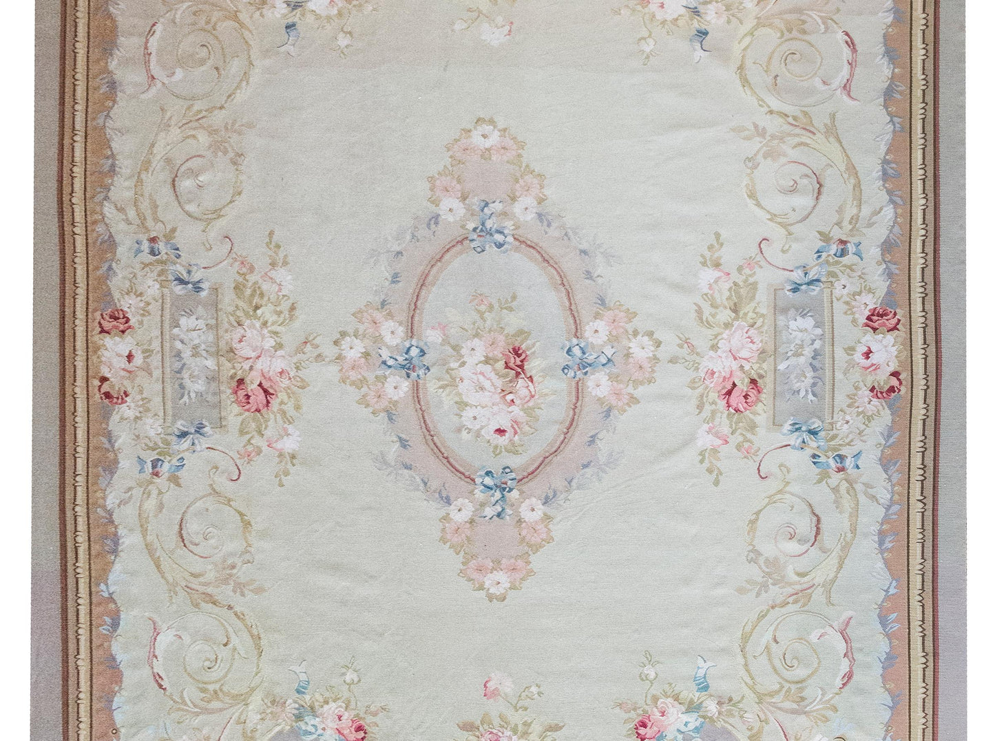 Late 20th Century Indian Aubusson Rug