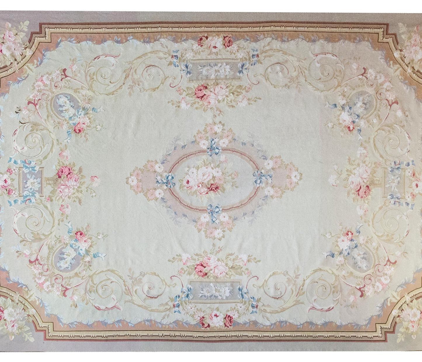 Late 20th Century Indian Aubusson Rug