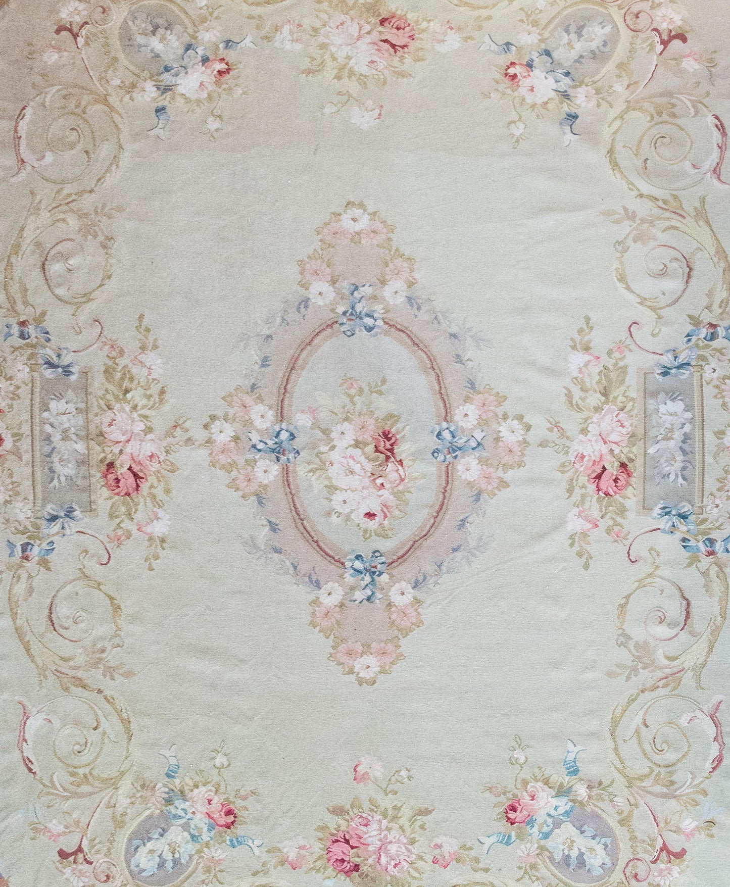 Late 20th Century Indian Aubusson Rug