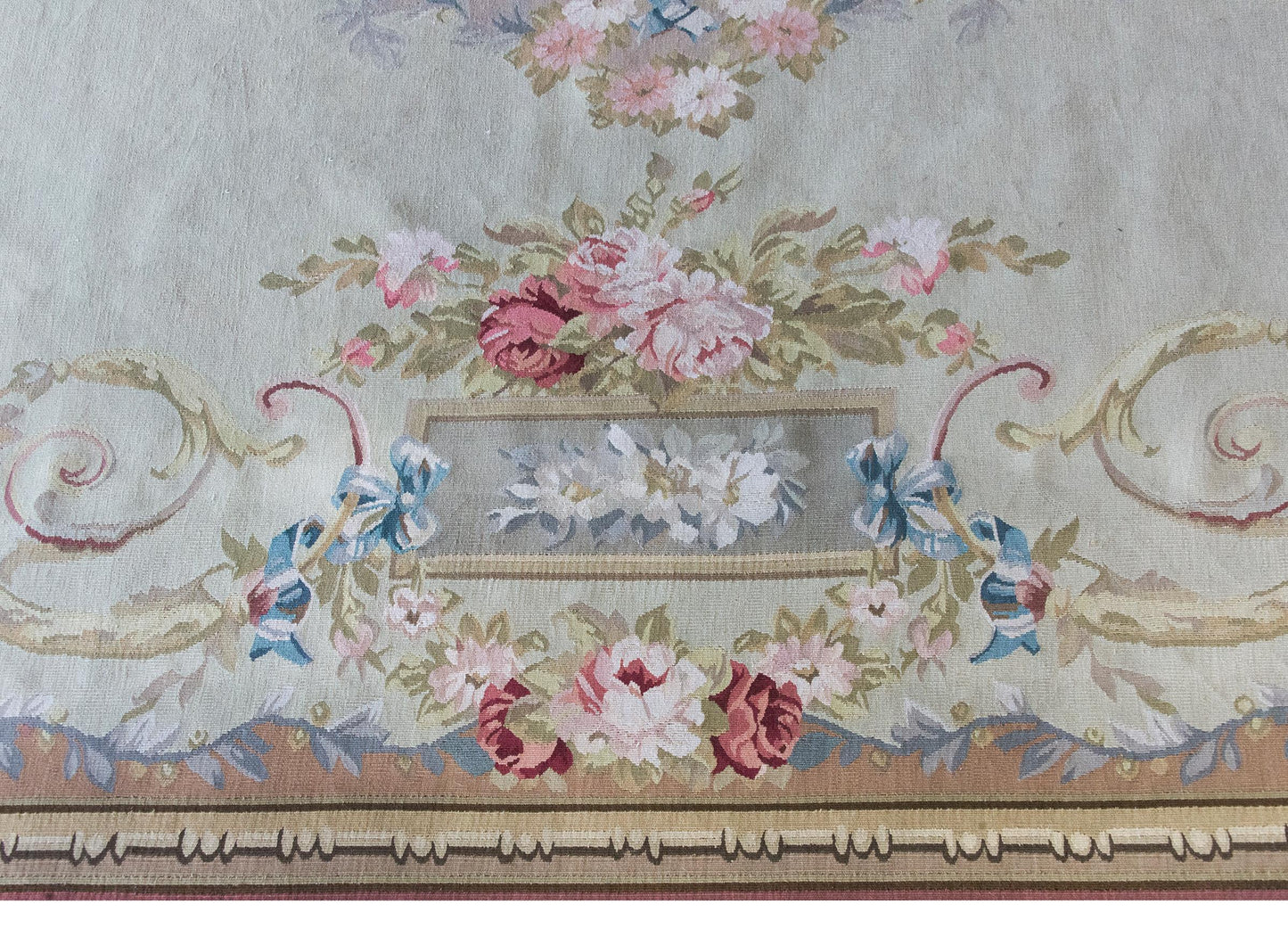 Late 20th Century Indian Aubusson Rug