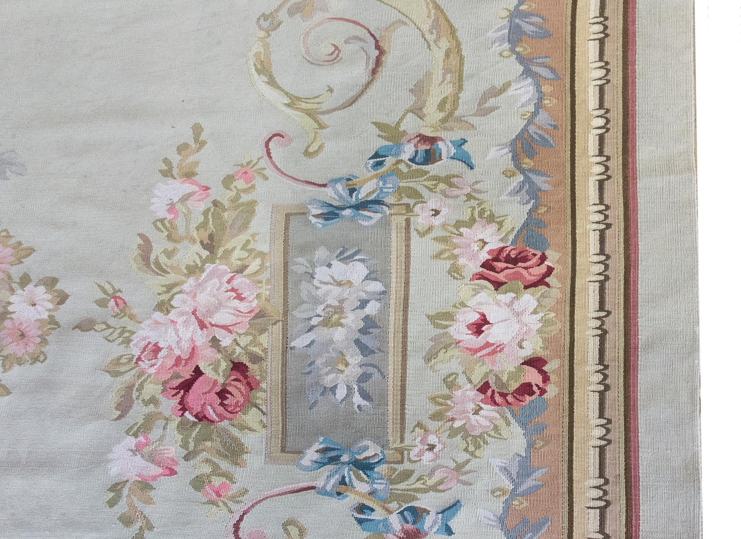 Late 20th Century Indian Aubusson Rug