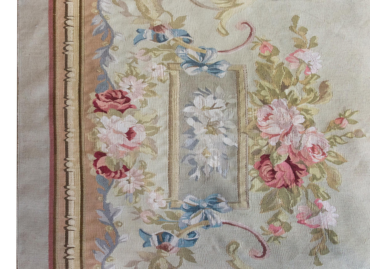 Late 20th Century Indian Aubusson Rug