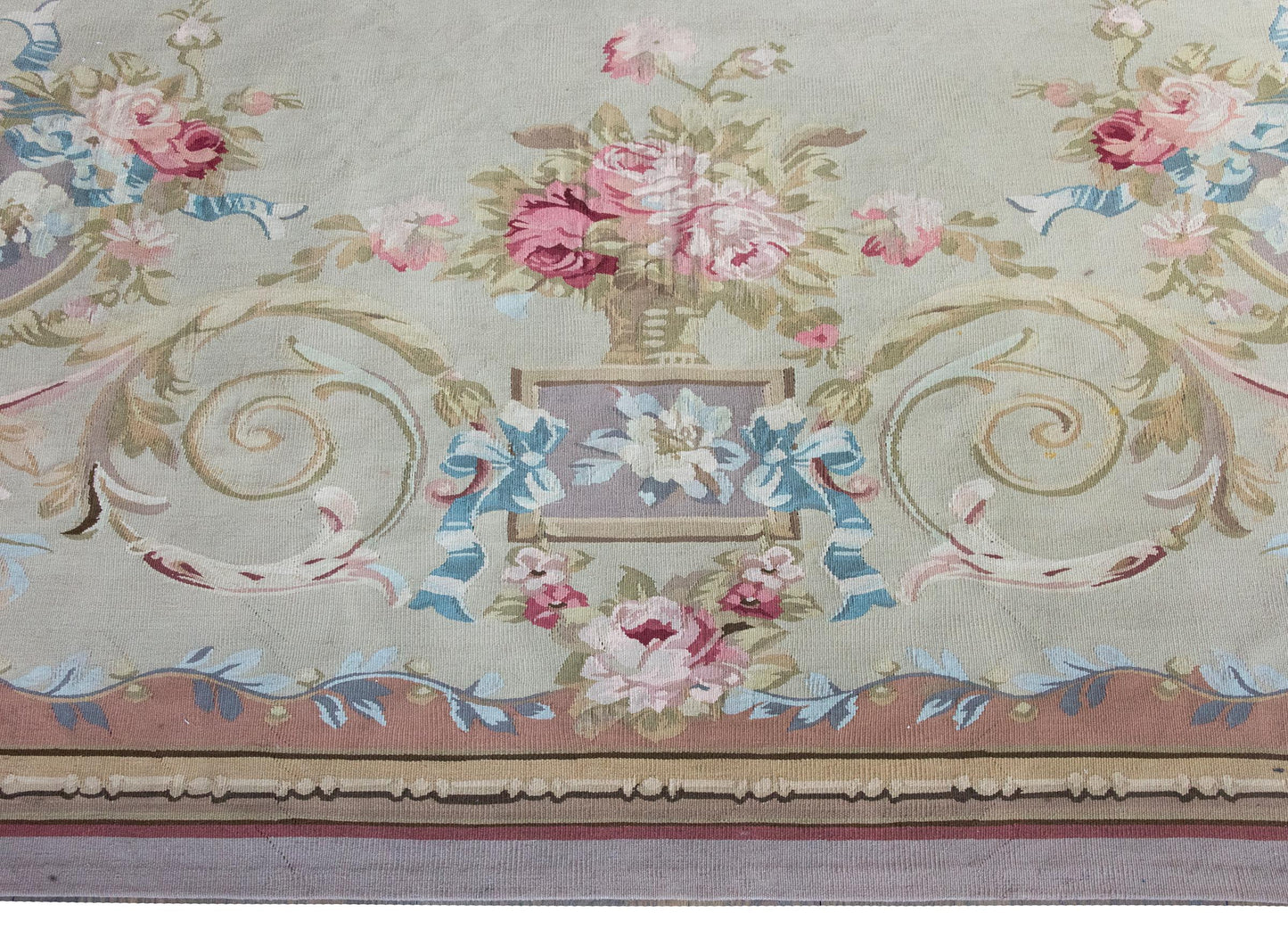 Late 20th Century Indian Aubusson Rug