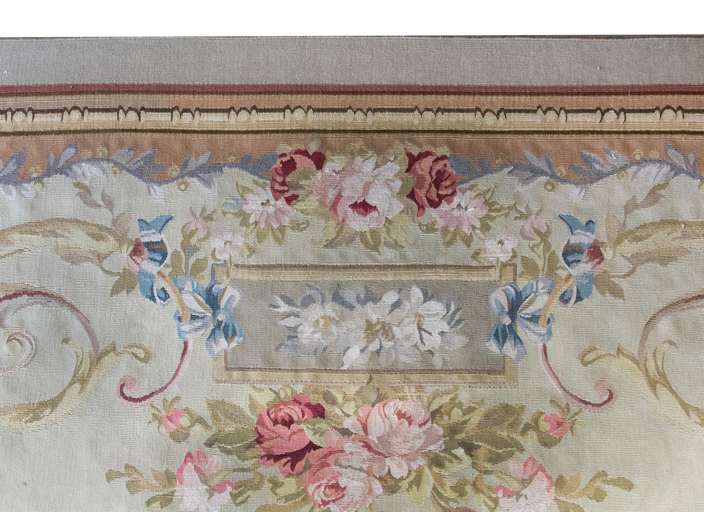 Late 20th Century Indian Aubusson Rug