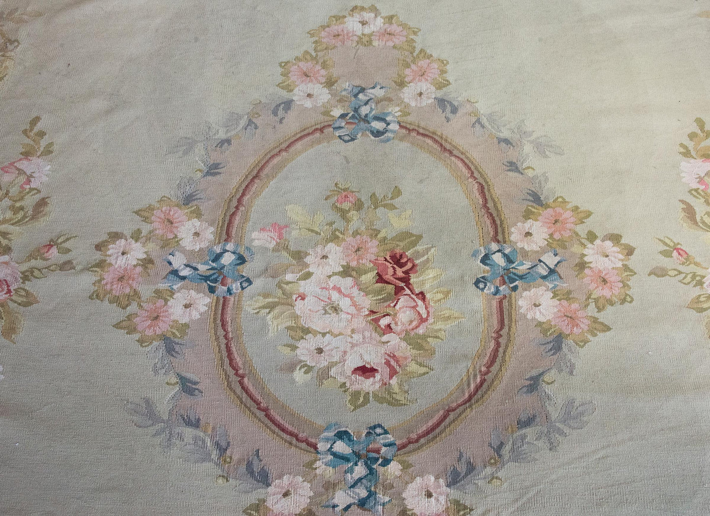 Late 20th Century Indian Aubusson Rug