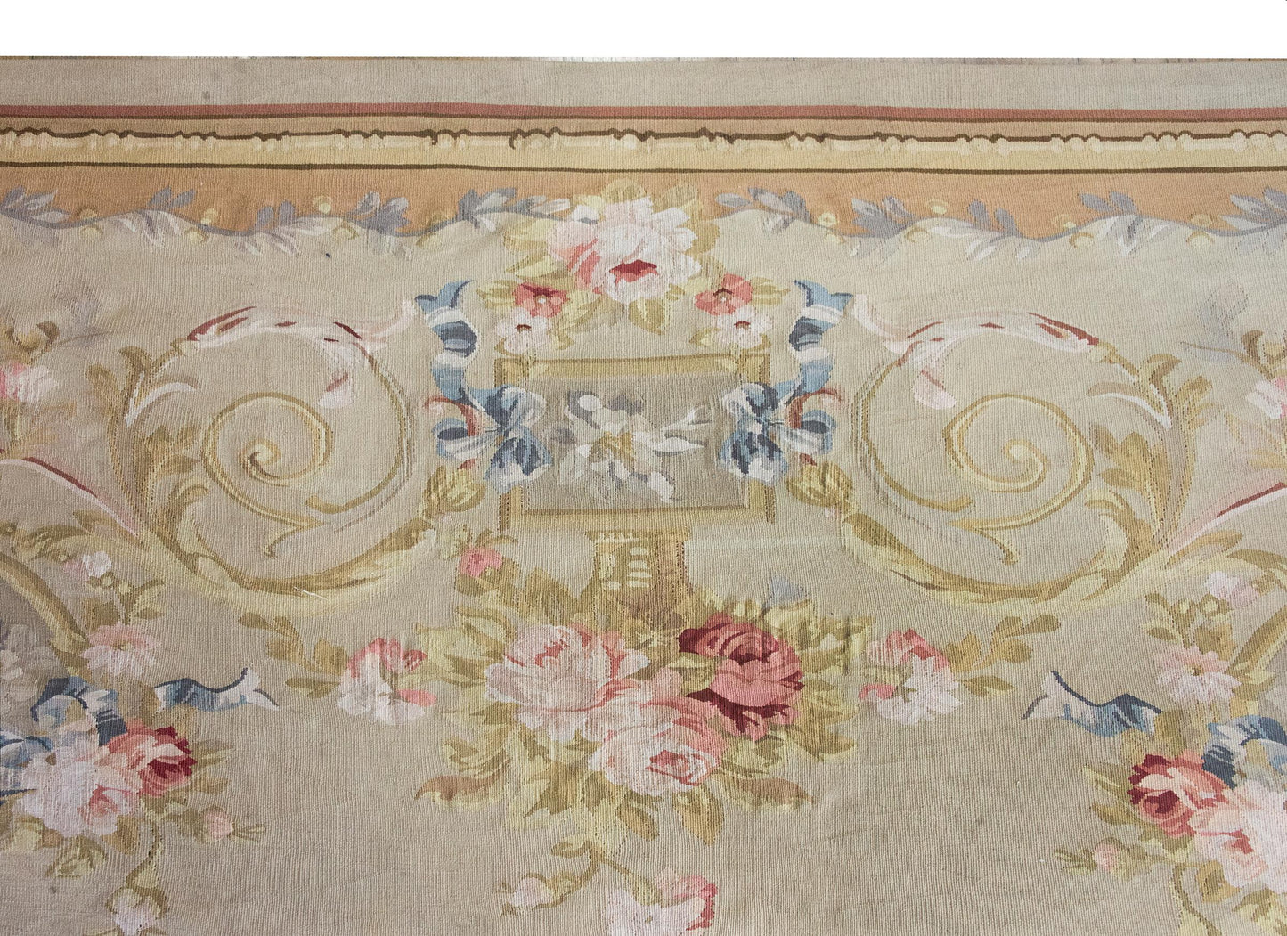 Late 20th Century Indian Aubusson Rug