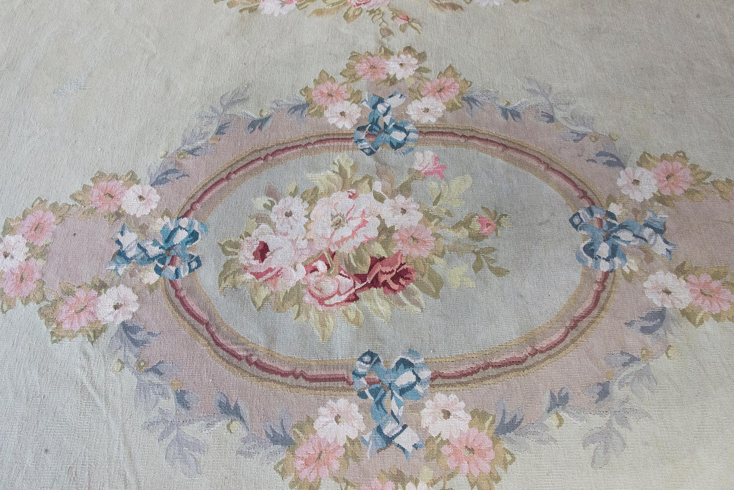 Late 20th Century Indian Aubusson Rug