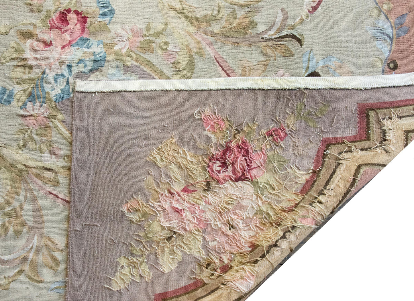 Late 20th Century Indian Aubusson Rug