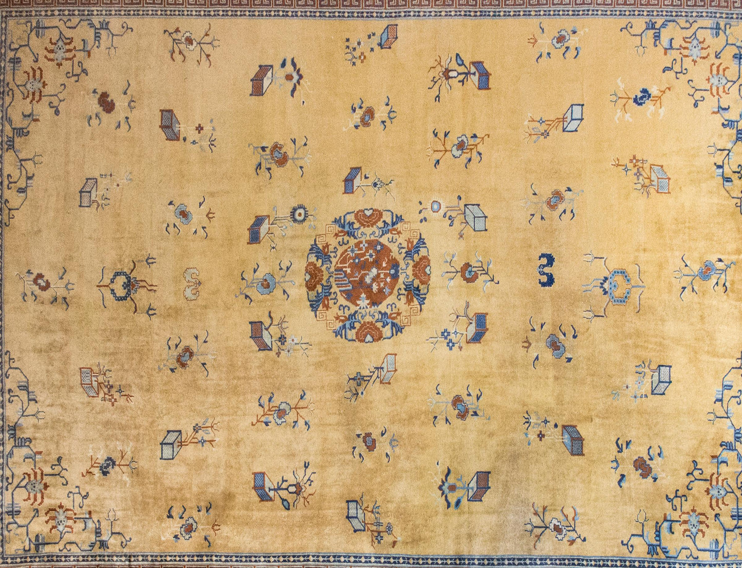 Early 20th Century Chinese Peking Rug